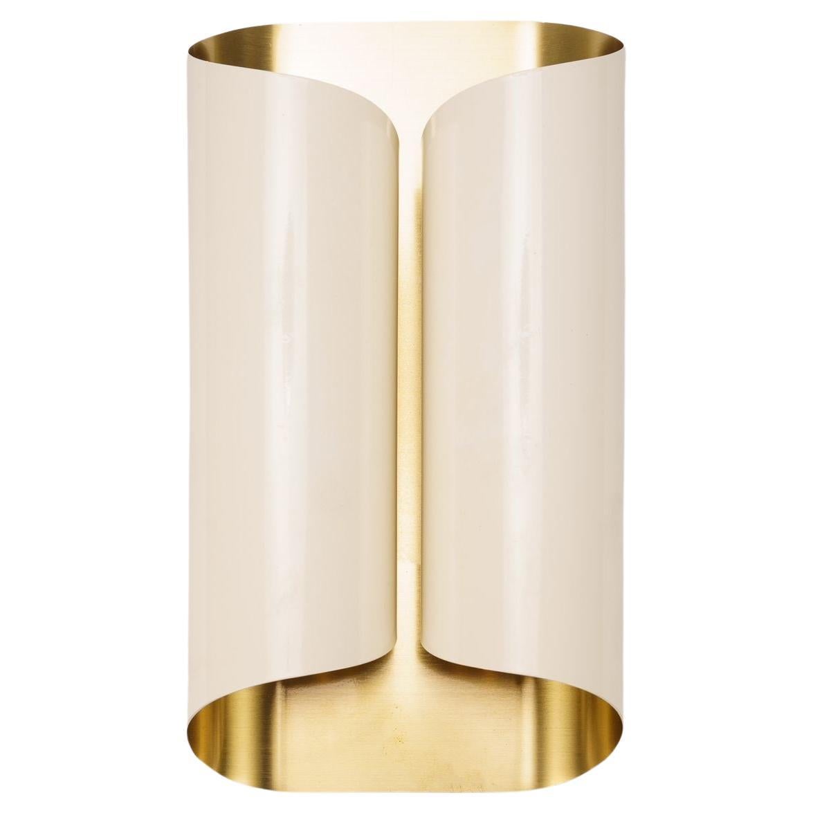 Italian Brass Colored Wall Lights For Sale