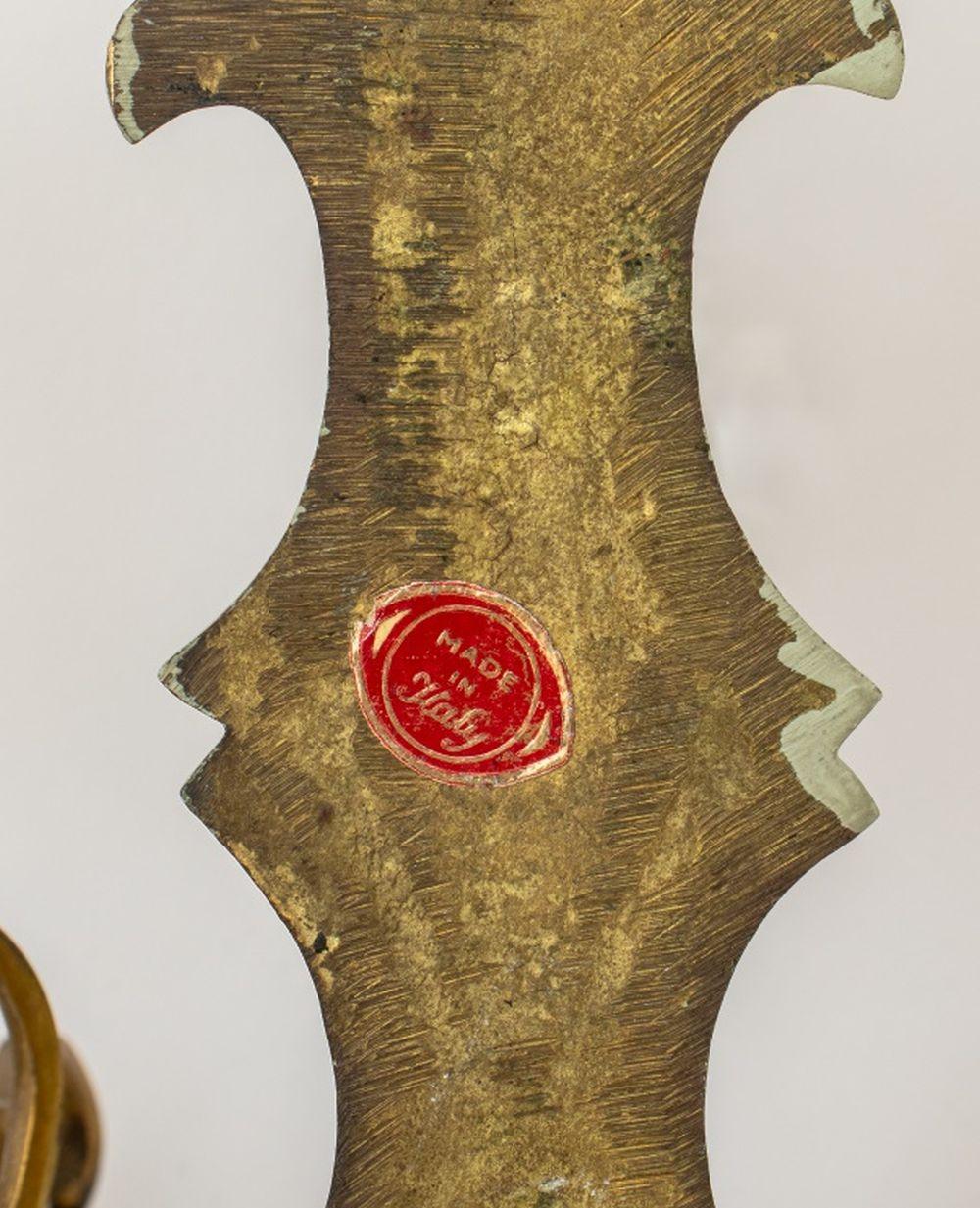 Applique a 2 bracci in ottone e cristallo, Pr. in vendita 1