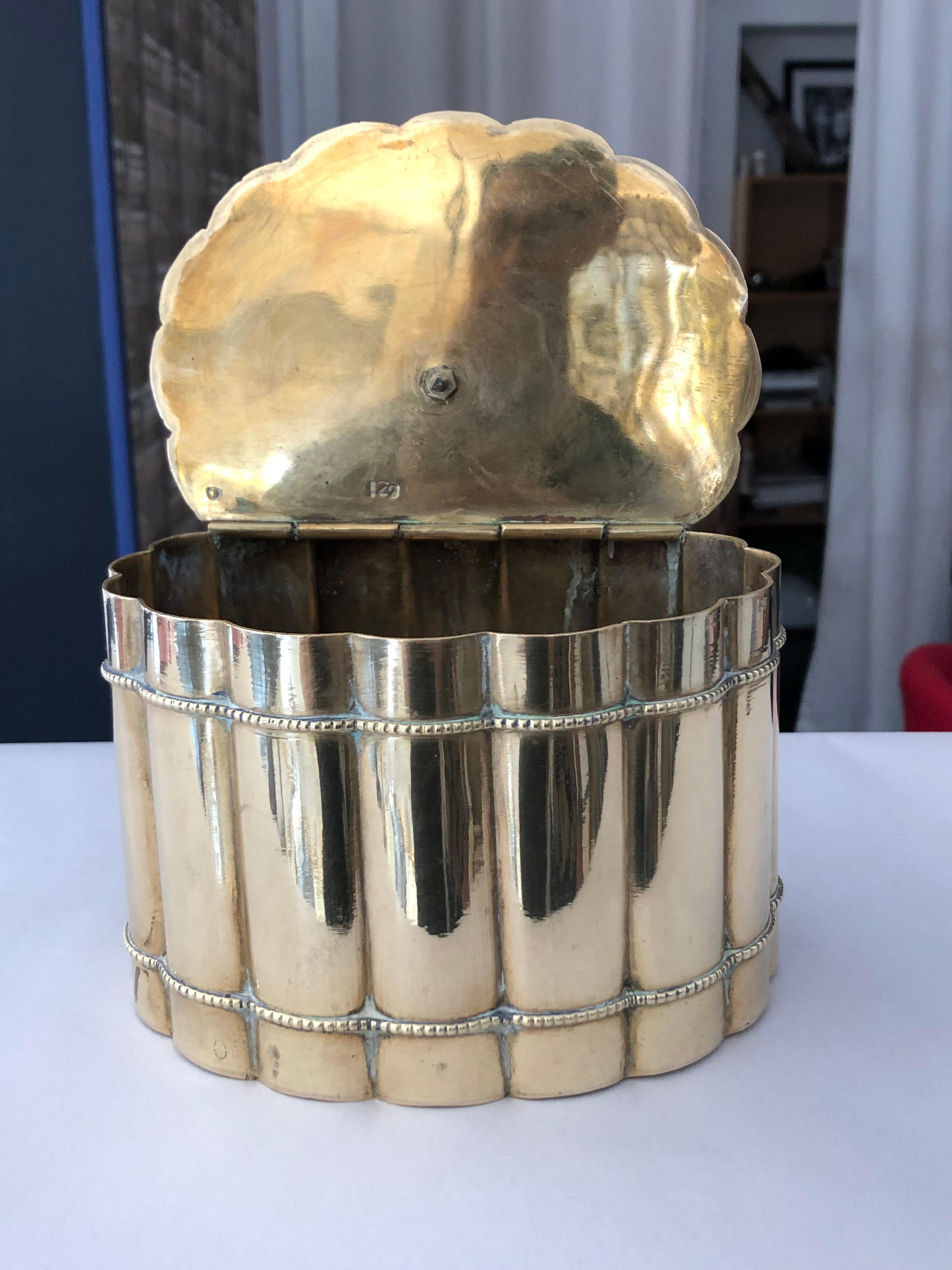 20th Century Italian Brass Decorative Box