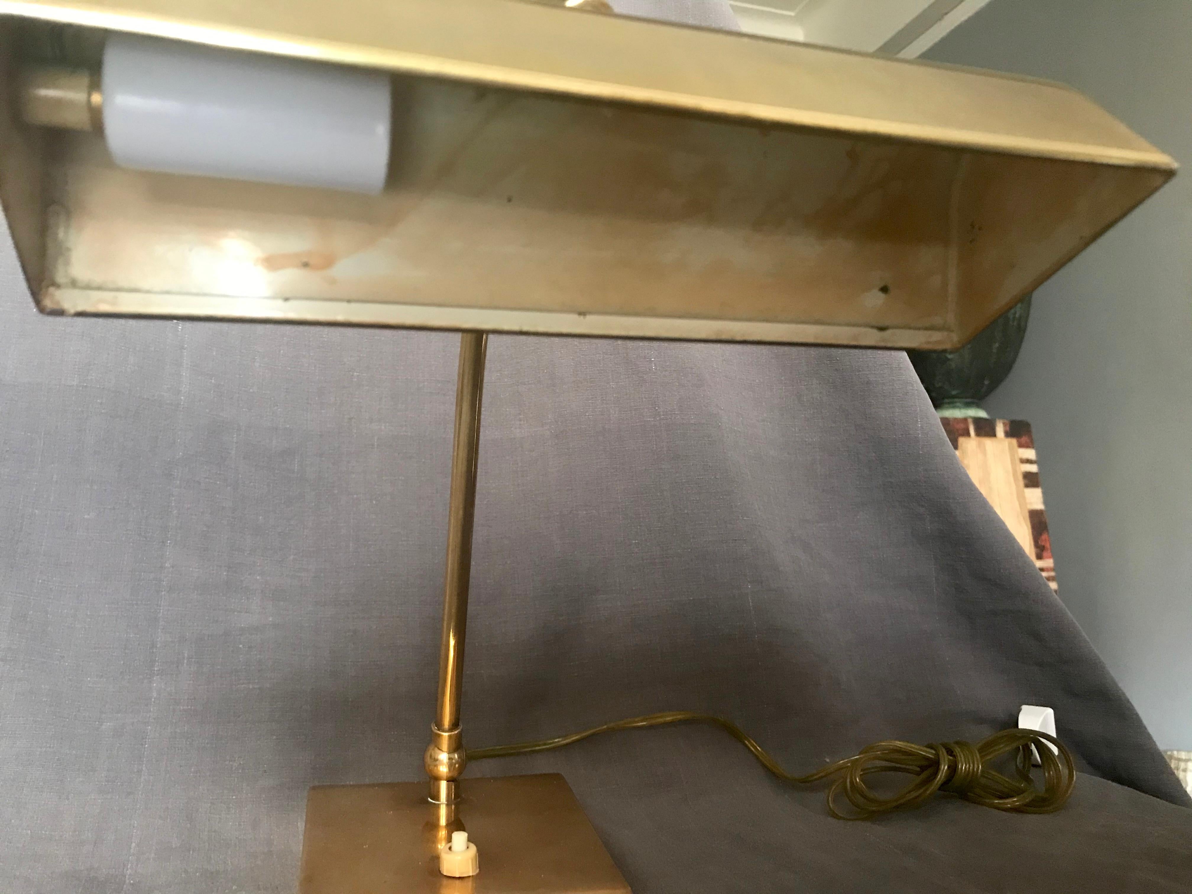 Italian Brass Desk Lamp 2
