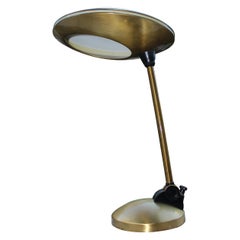 Italian Brass Desk Lamp in Style of Fontana Arte