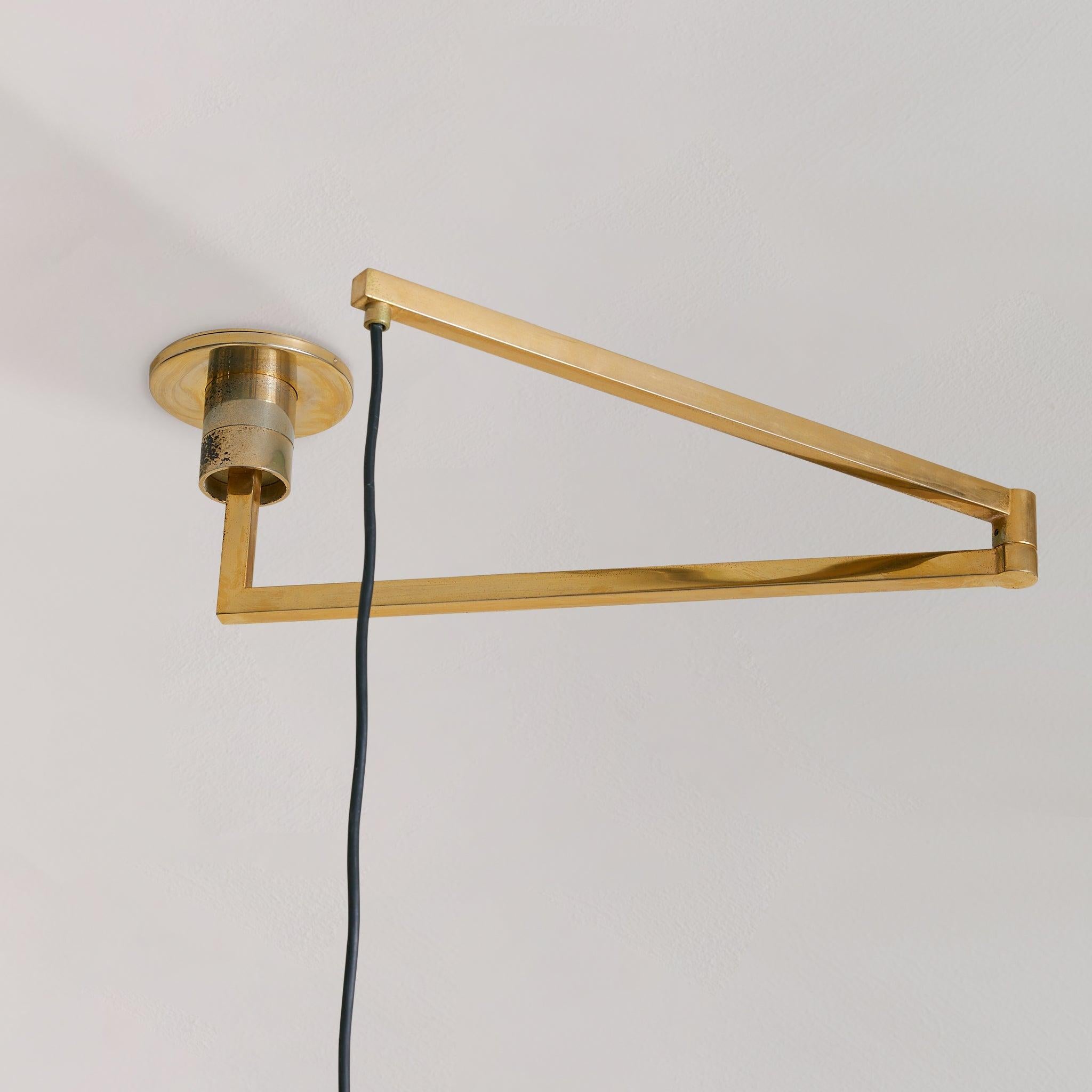 Italian Brass Dome Pendant Attributed to Franco Albini for Sirrah, 1968 For Sale 1