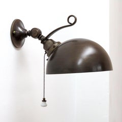 Italian Brass Dome Wall Lights