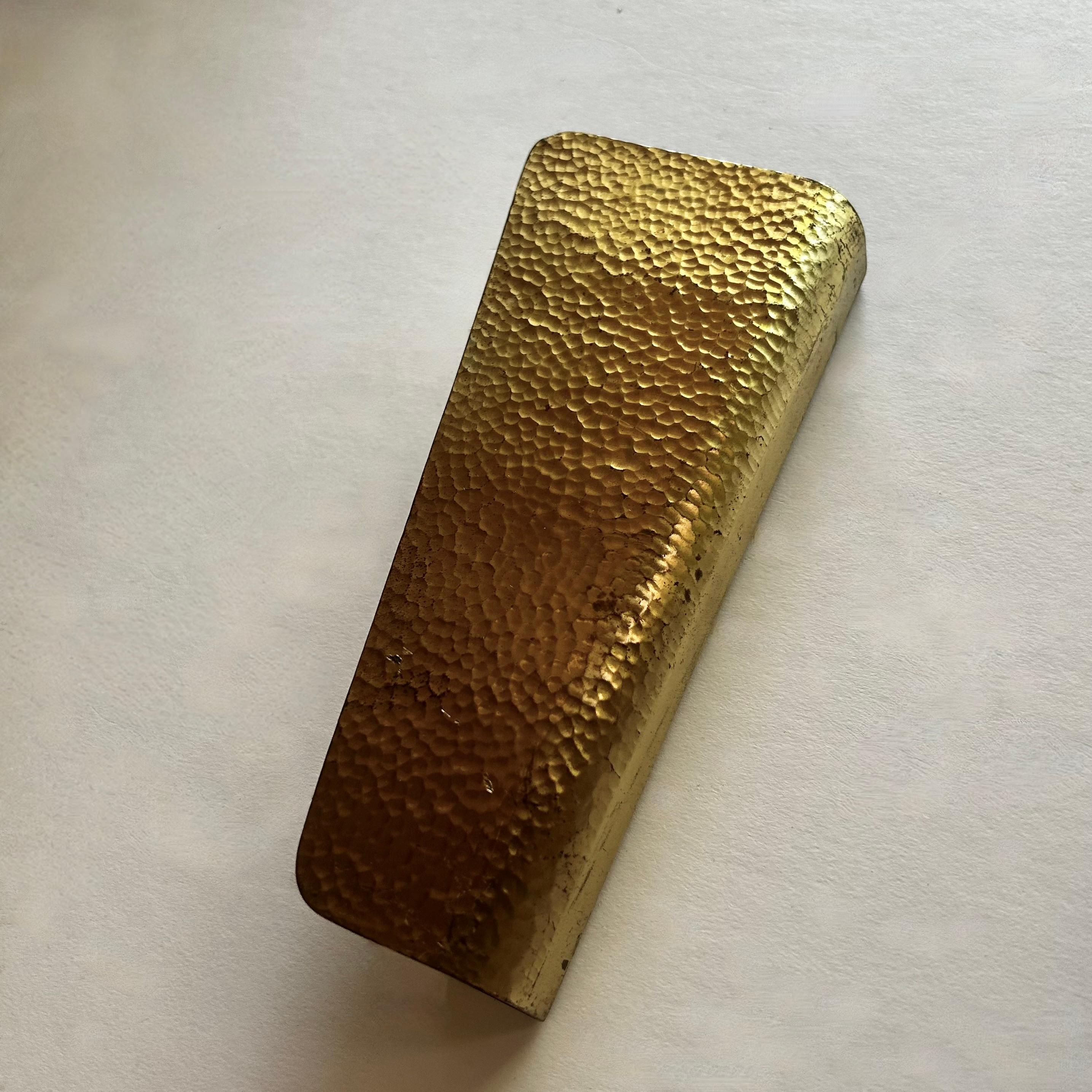 Mid-Century moderno Maniglie per porte in ottone italiano anni '50 in vendita