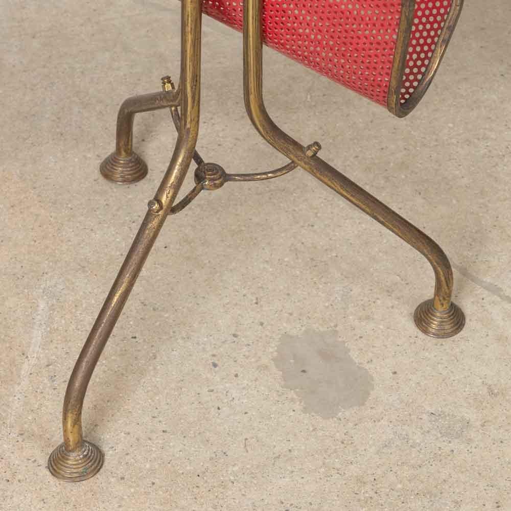 Italian Brass Drink Table For Sale 7