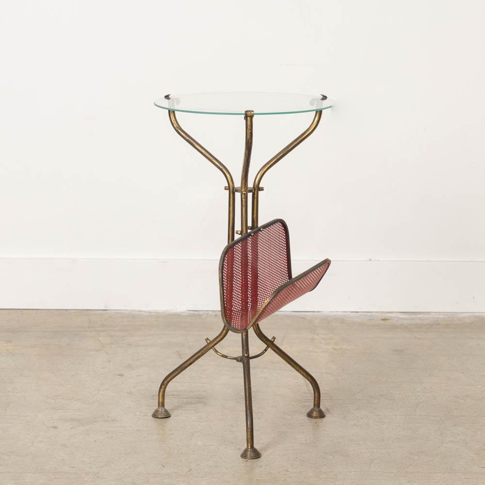 Italian Brass Drink Table For Sale 1