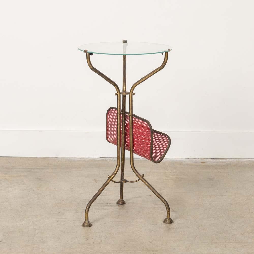 Italian Brass Drink Table For Sale 2