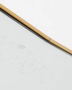 Italian, Brass edged mirror