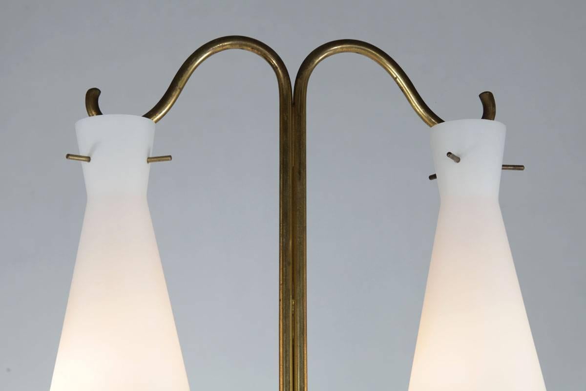 Italienische Stehlampe aus Messing:: 1950er Jahre im Angebot 4