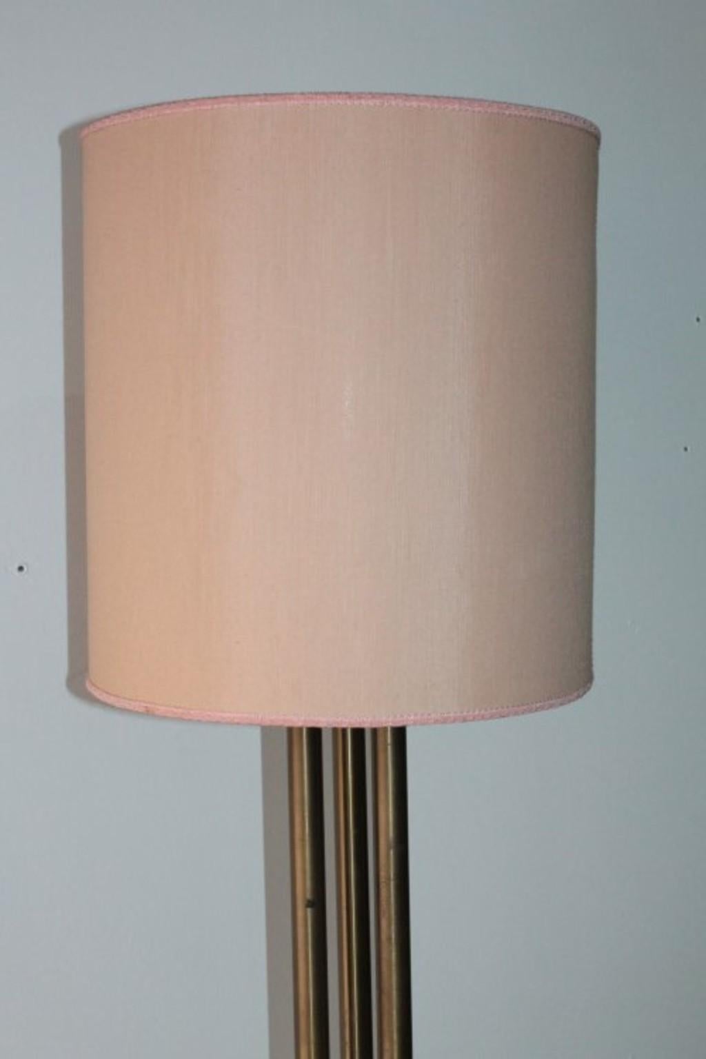 Mid-Century Modern Italian Brass Floor Lamp 1960s For Sale