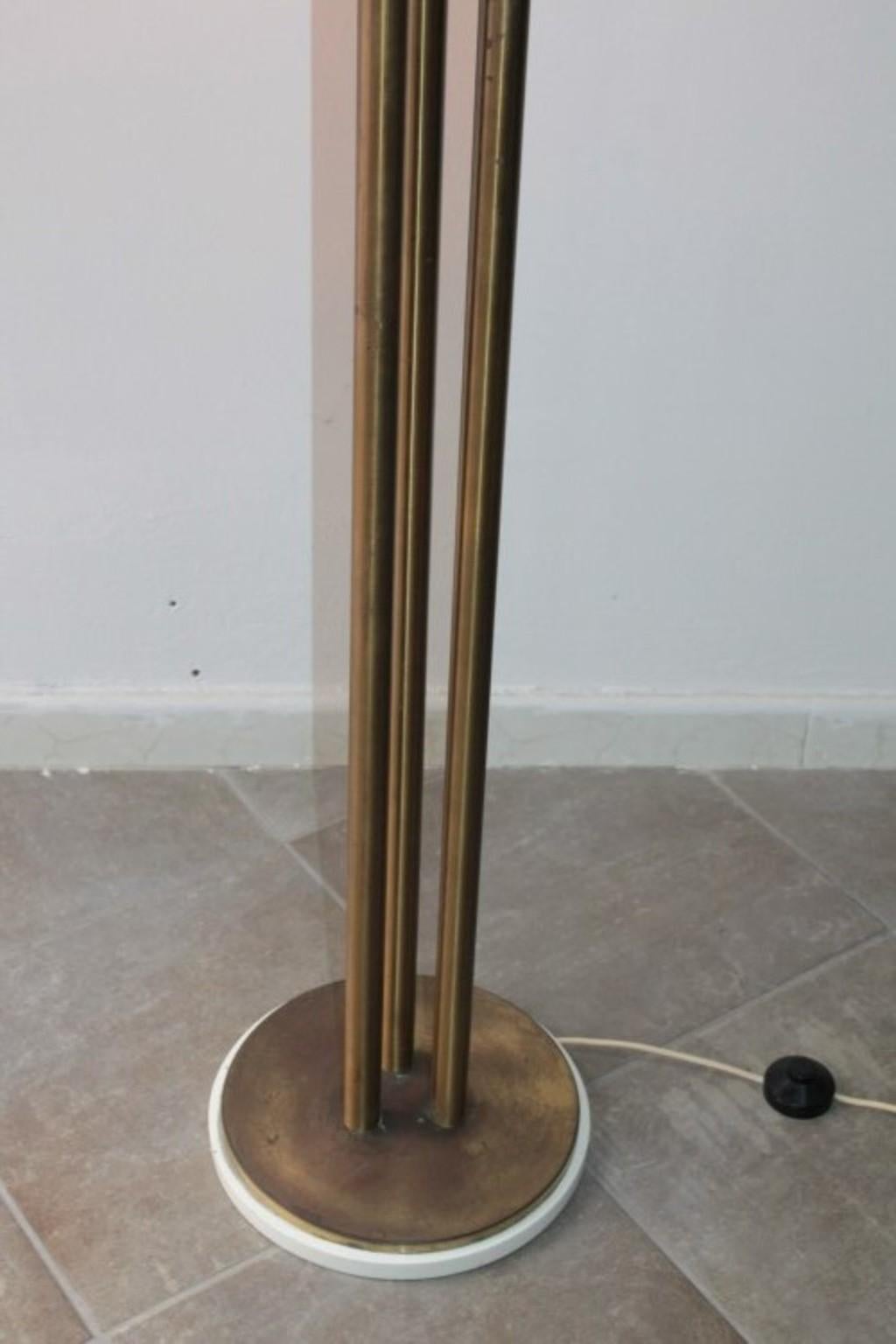 Italian Brass Floor Lamp 1960s For Sale 1
