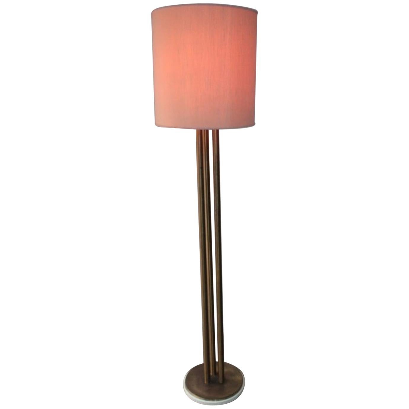 Italian Brass Floor Lamp 1960s For Sale