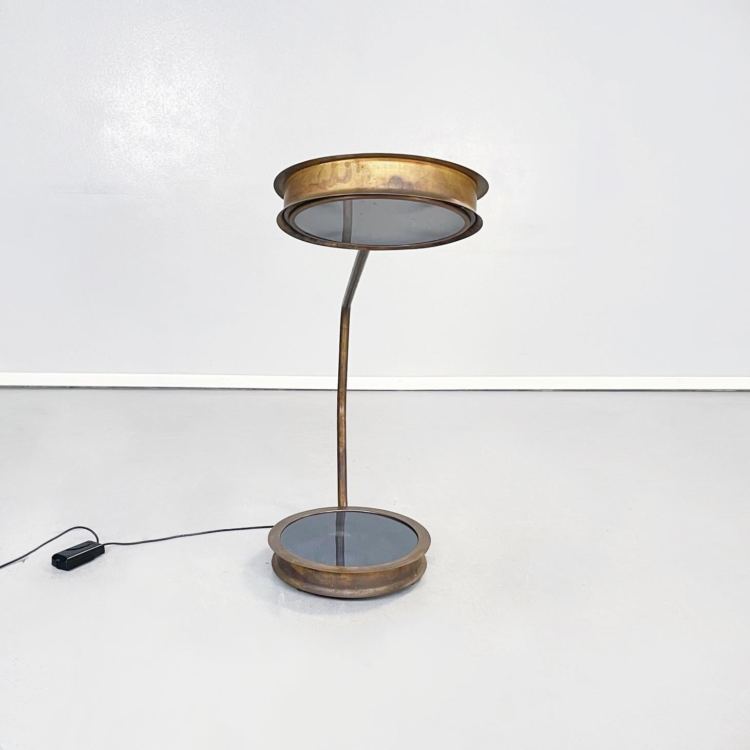 Contemporary Italian Brass floor lamp After Glow T by De Cotiis Ceccotti Collezioni, 2000s