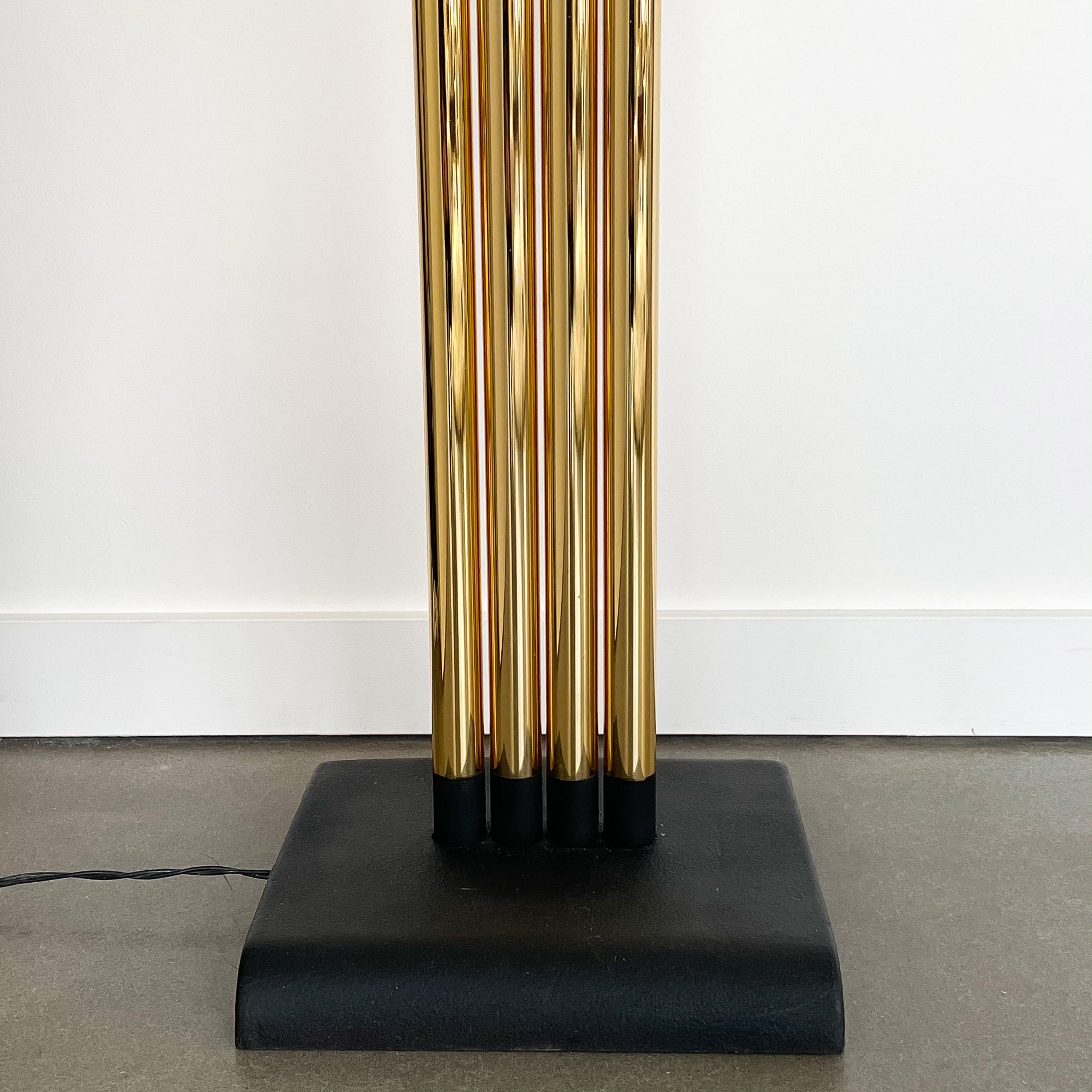 Italian Brass Four-Arm Floor Lamp by Goffredo Reggiani 5
