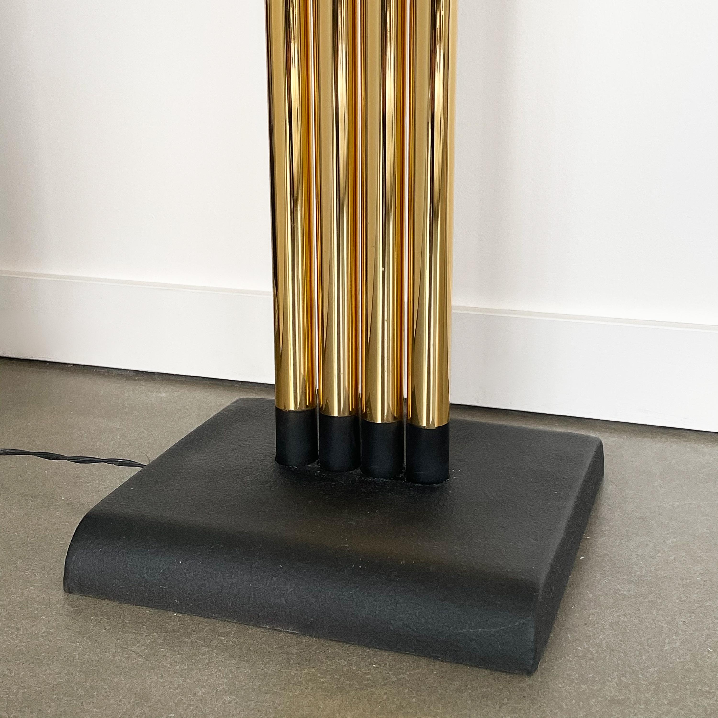 Italian Brass Four-Arm Floor Lamp by Goffredo Reggiani 6