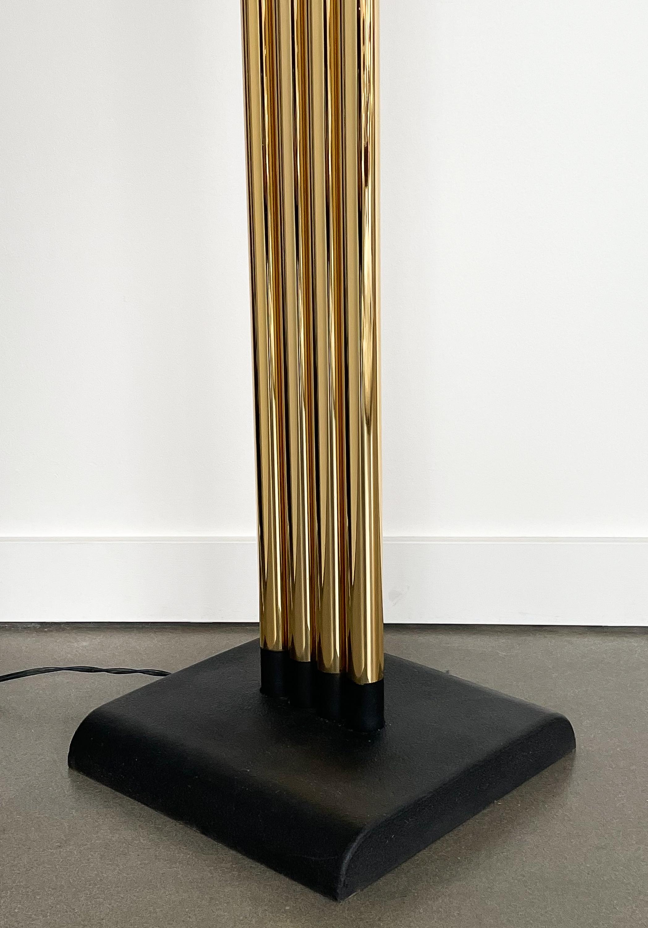 Italian Brass Four-Arm Floor Lamp by Goffredo Reggiani 9