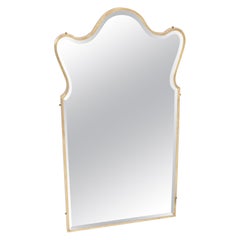 Italian Brass Frame Bevelled Mirror