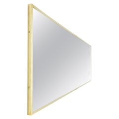 Italian Brass Frame Mirror by Uso Interno