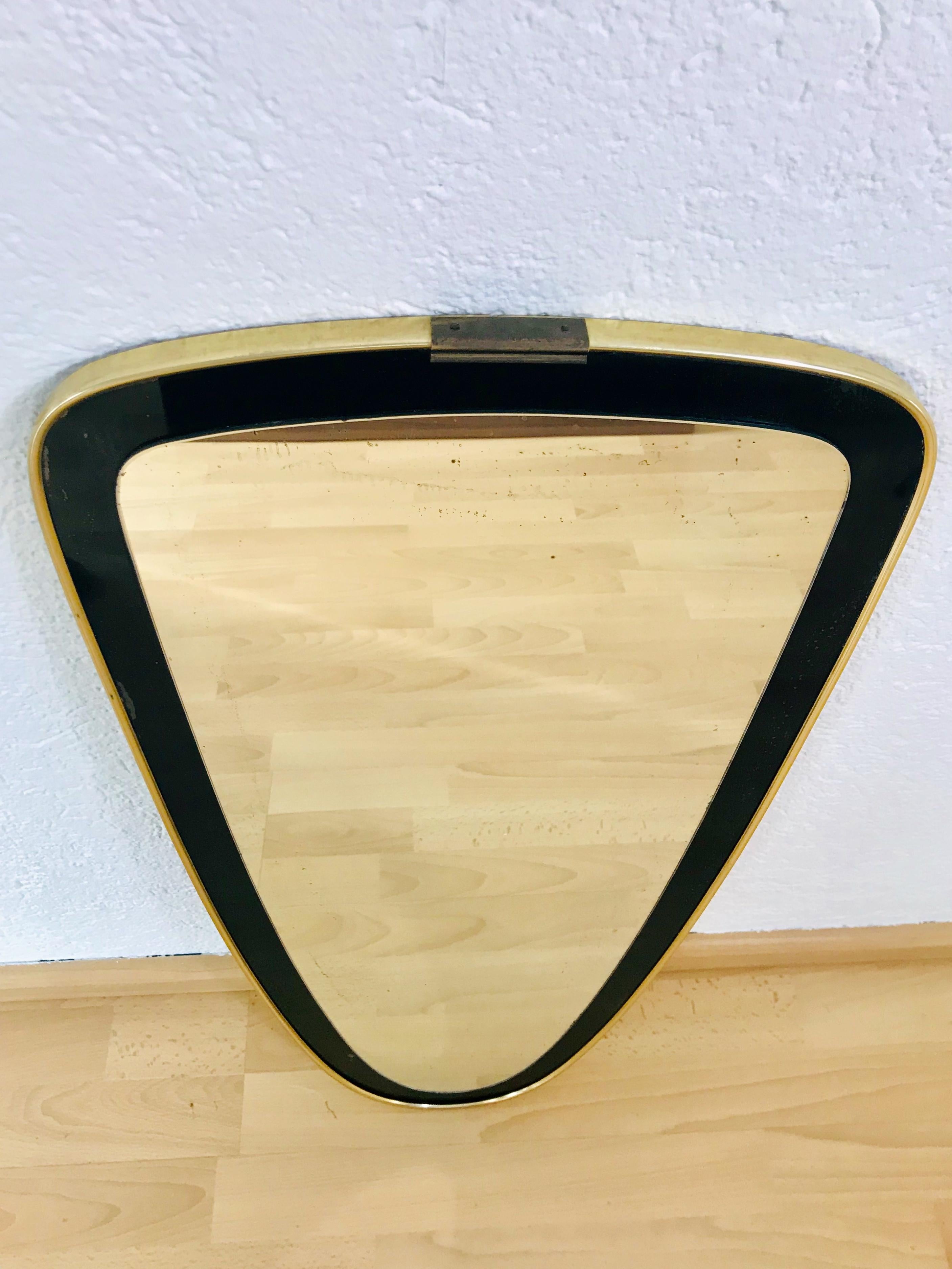 asymmetrical backlit mirror