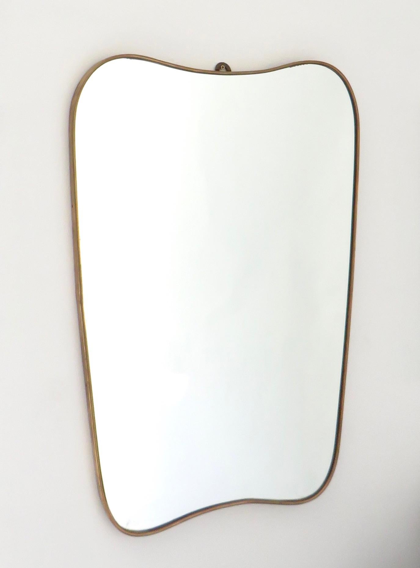 shield shaped mirror