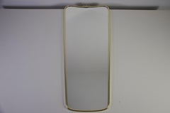 Italian Brass Framed Wall Mirror, 1960s, Italy