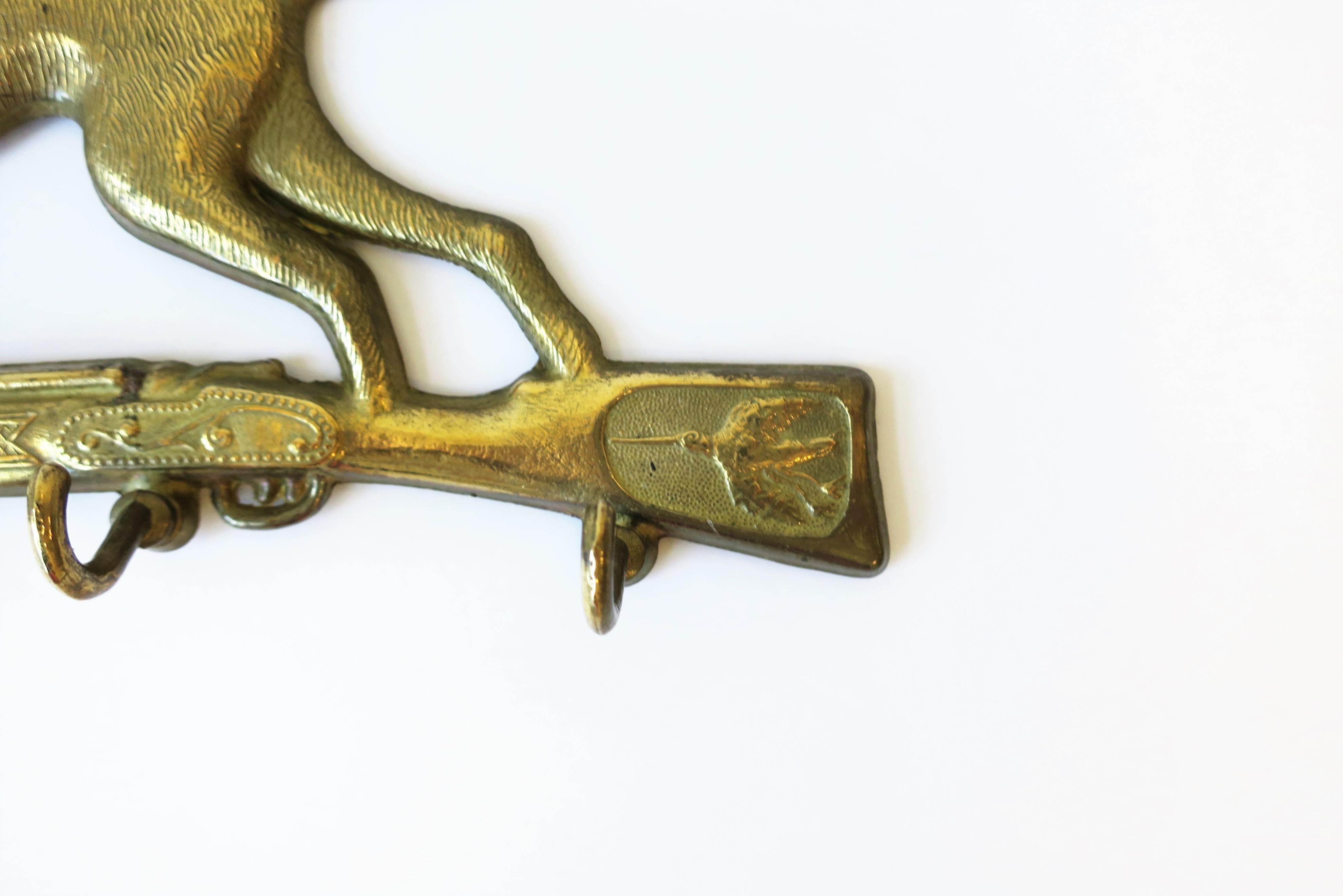 brass key hook