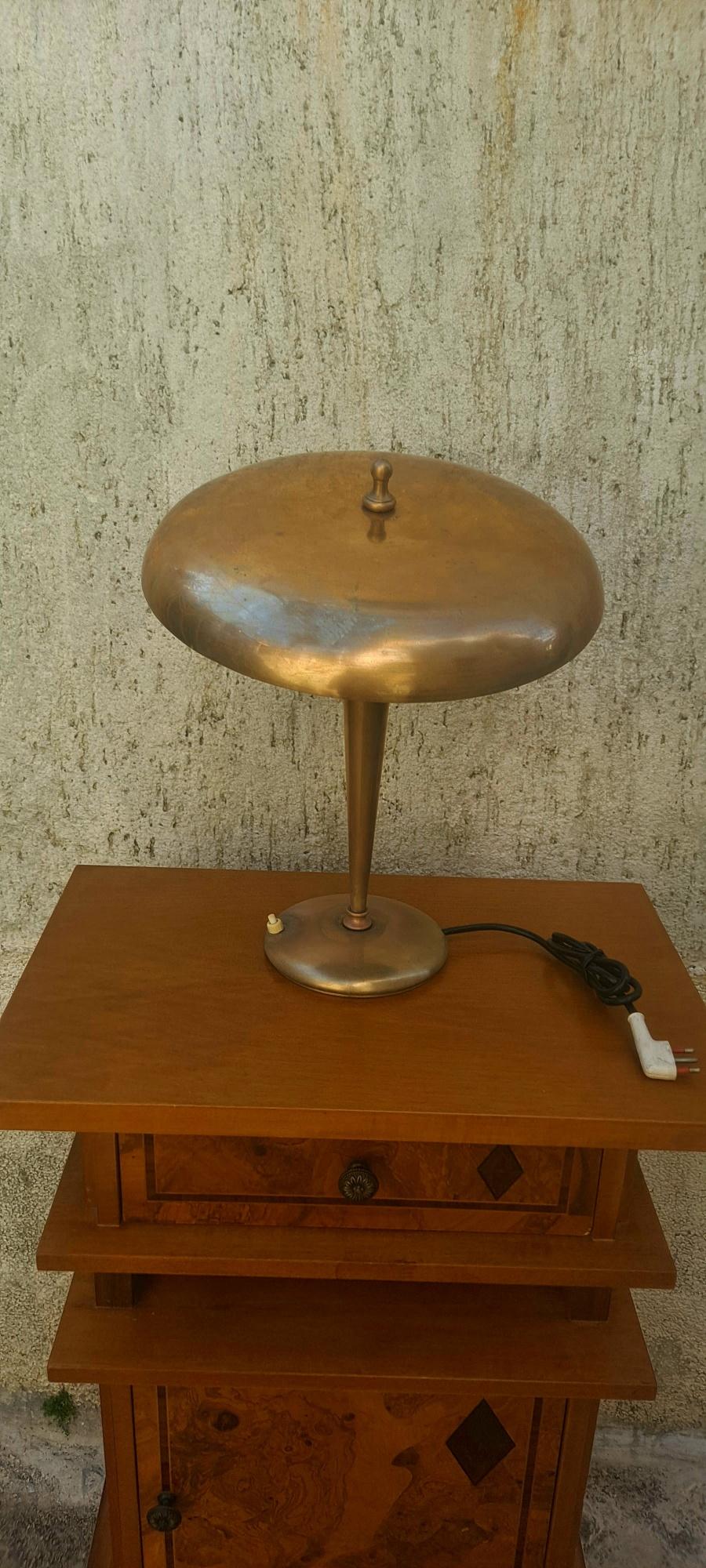 Italian Brass Lamp in Style of Arredoluce For Sale 1
