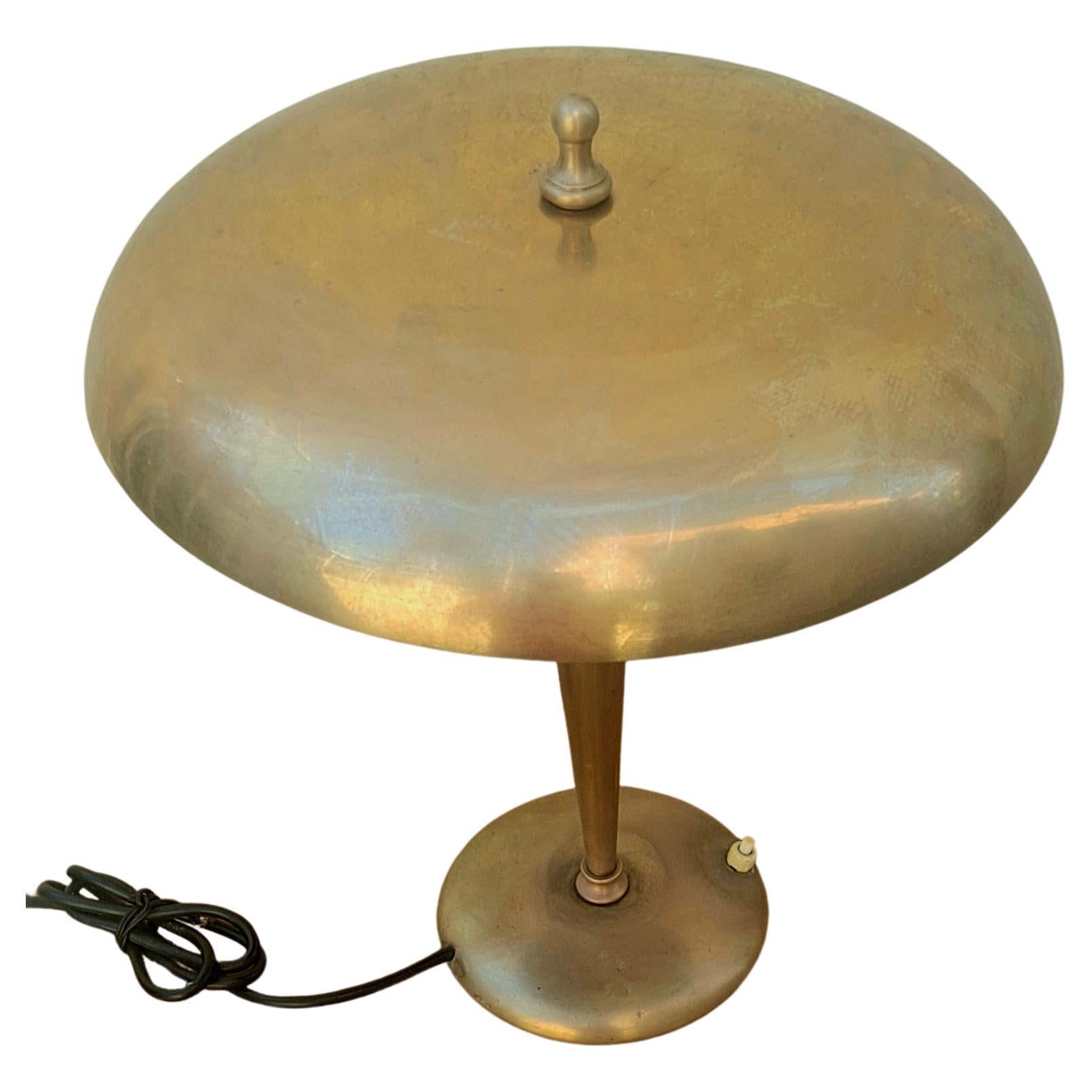 Italian Brass Lamp in Style of Arredoluce