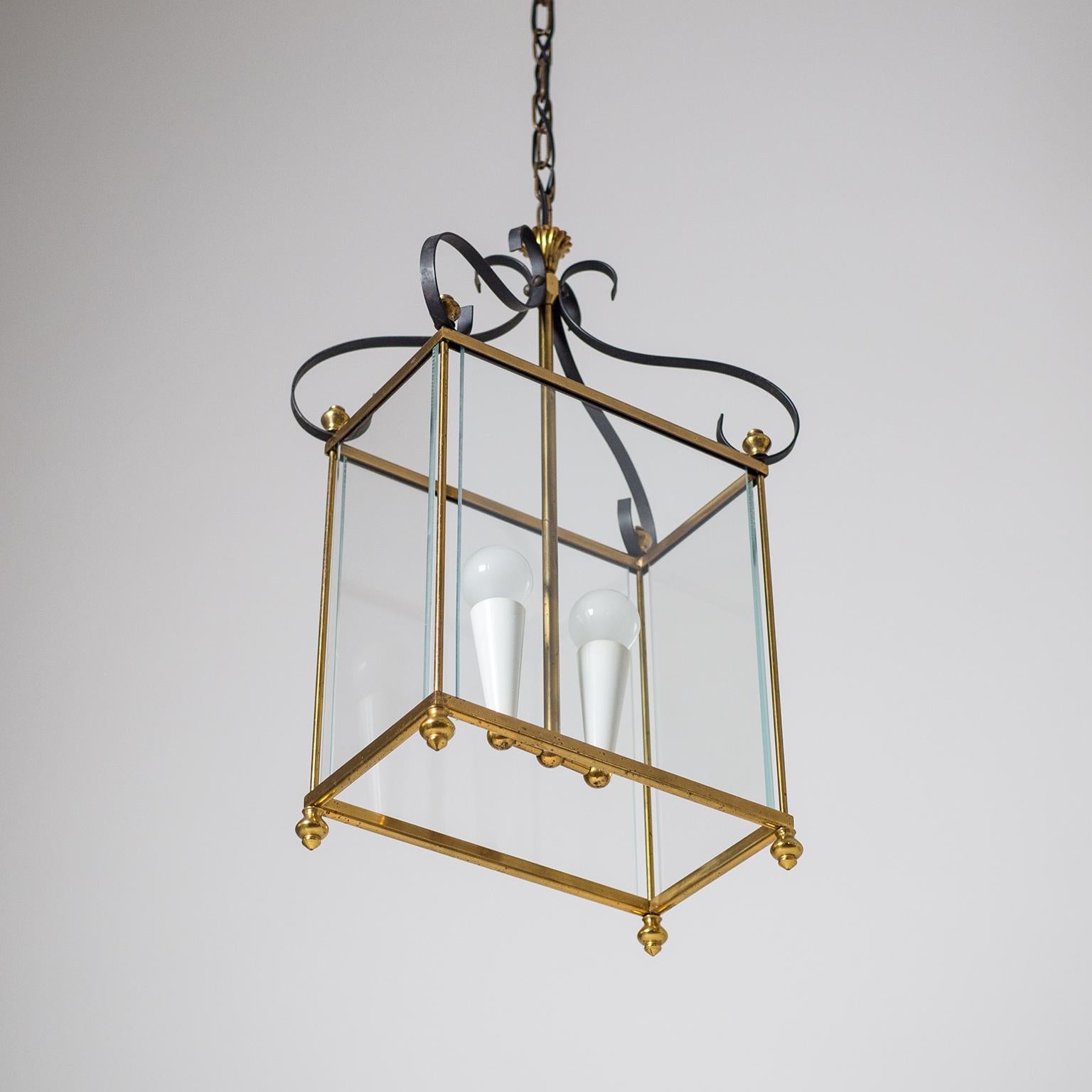 Italian Brass Lantern, circa 1960 5