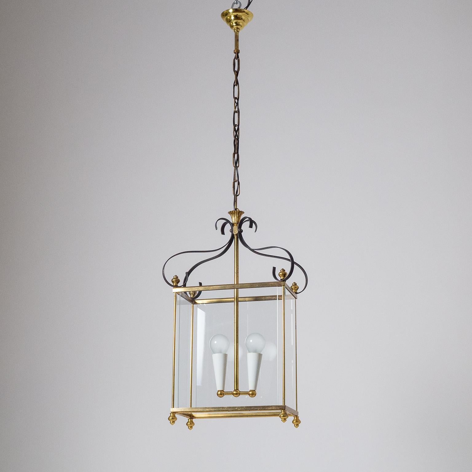 Italian Brass Lantern, circa 1960 7