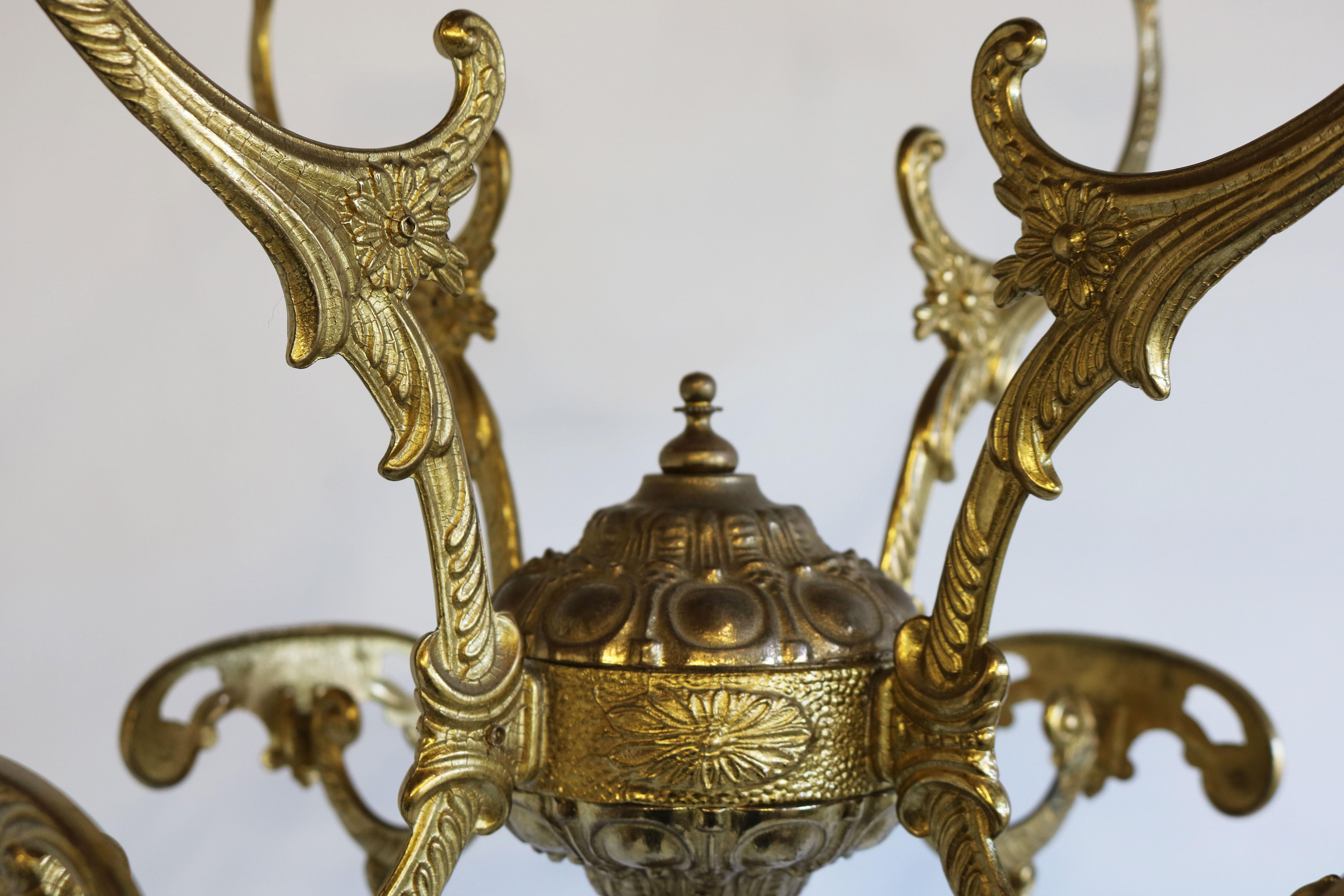 Italian Brass Marble Coat Rack Hall Tree 50s Hallway Hat Rack Onyx Neoclassical In Good Condition In Ijzendijke, NL