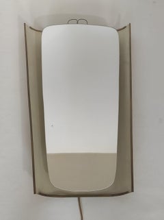Italian Brass Mirror Attributed to Ico Parisi 1950s