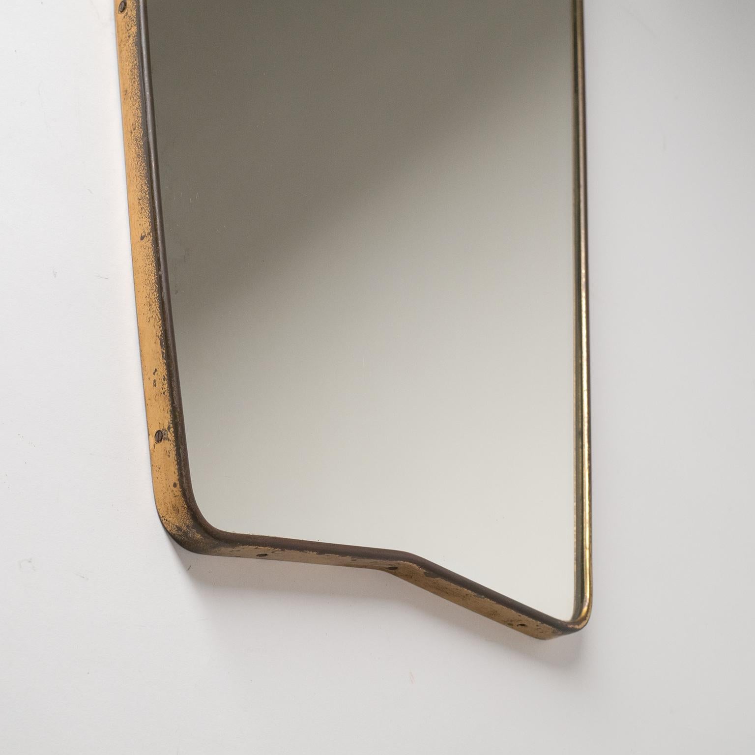 Italian Brass Mirror, circa 1950 4