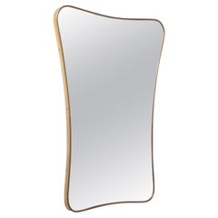 Italian Brass Mirror, circa 1950