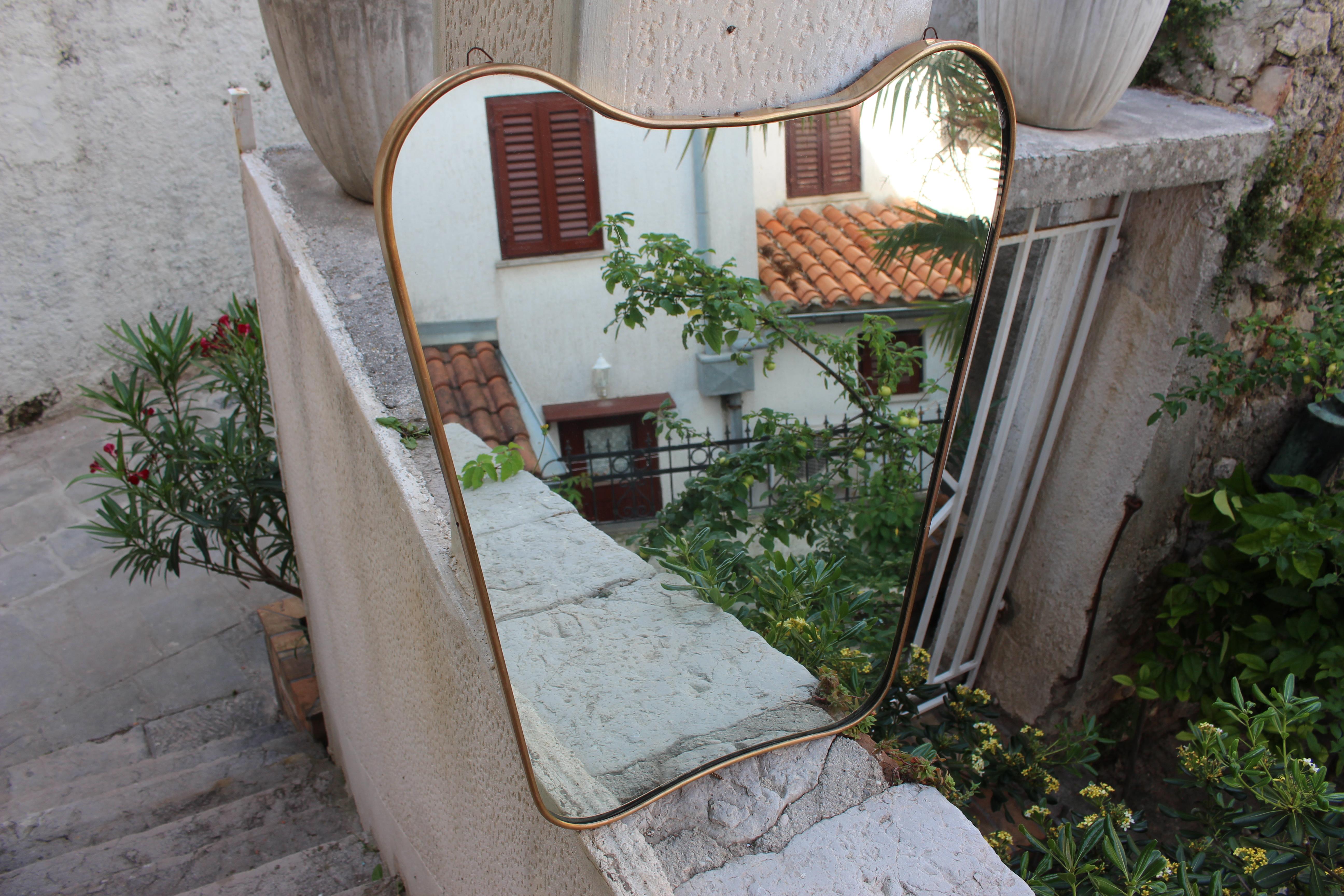 Italian wall mirror from 1950s.
  