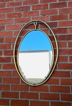 Italian Brass Mirror