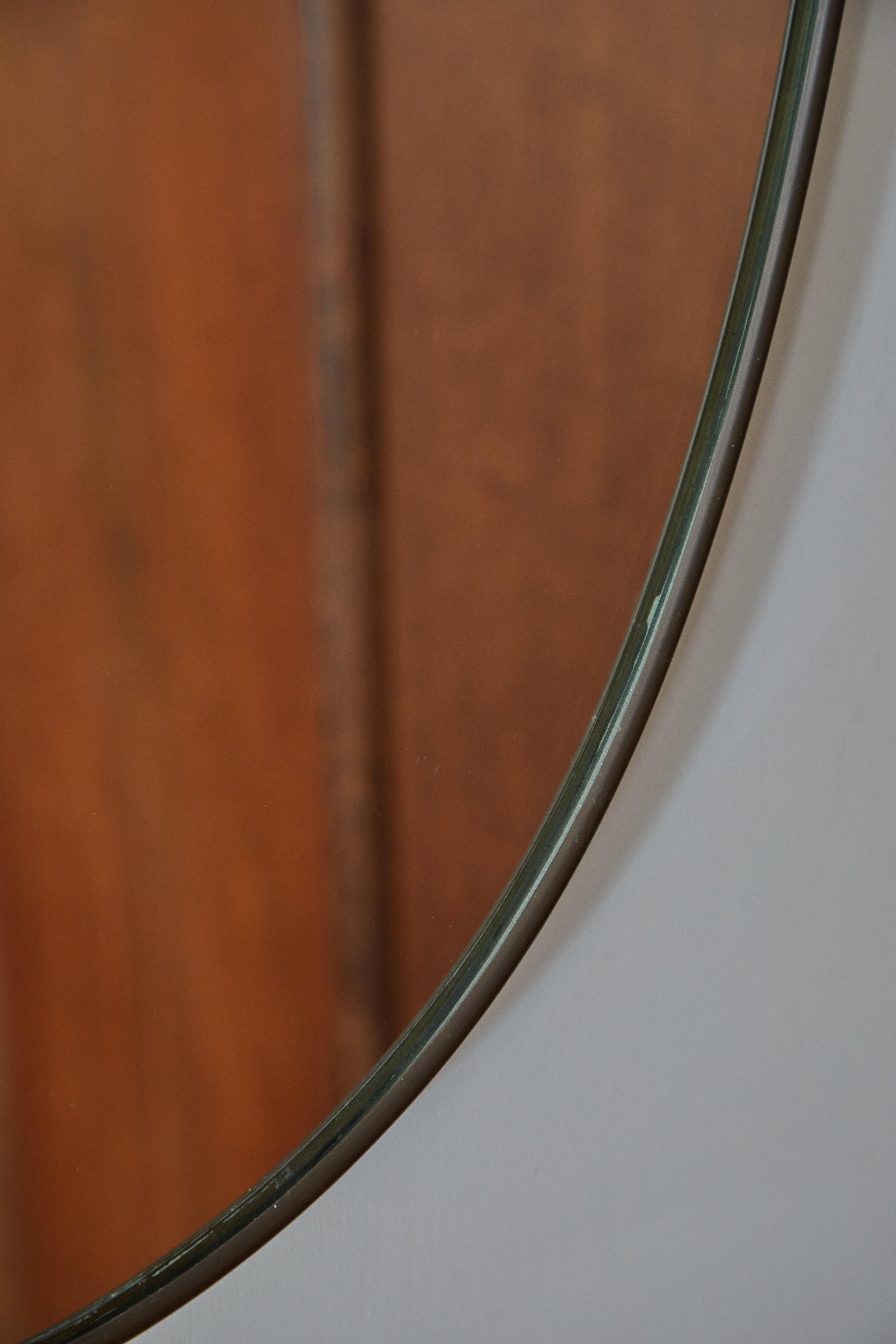 Italian Brass Mirror 1