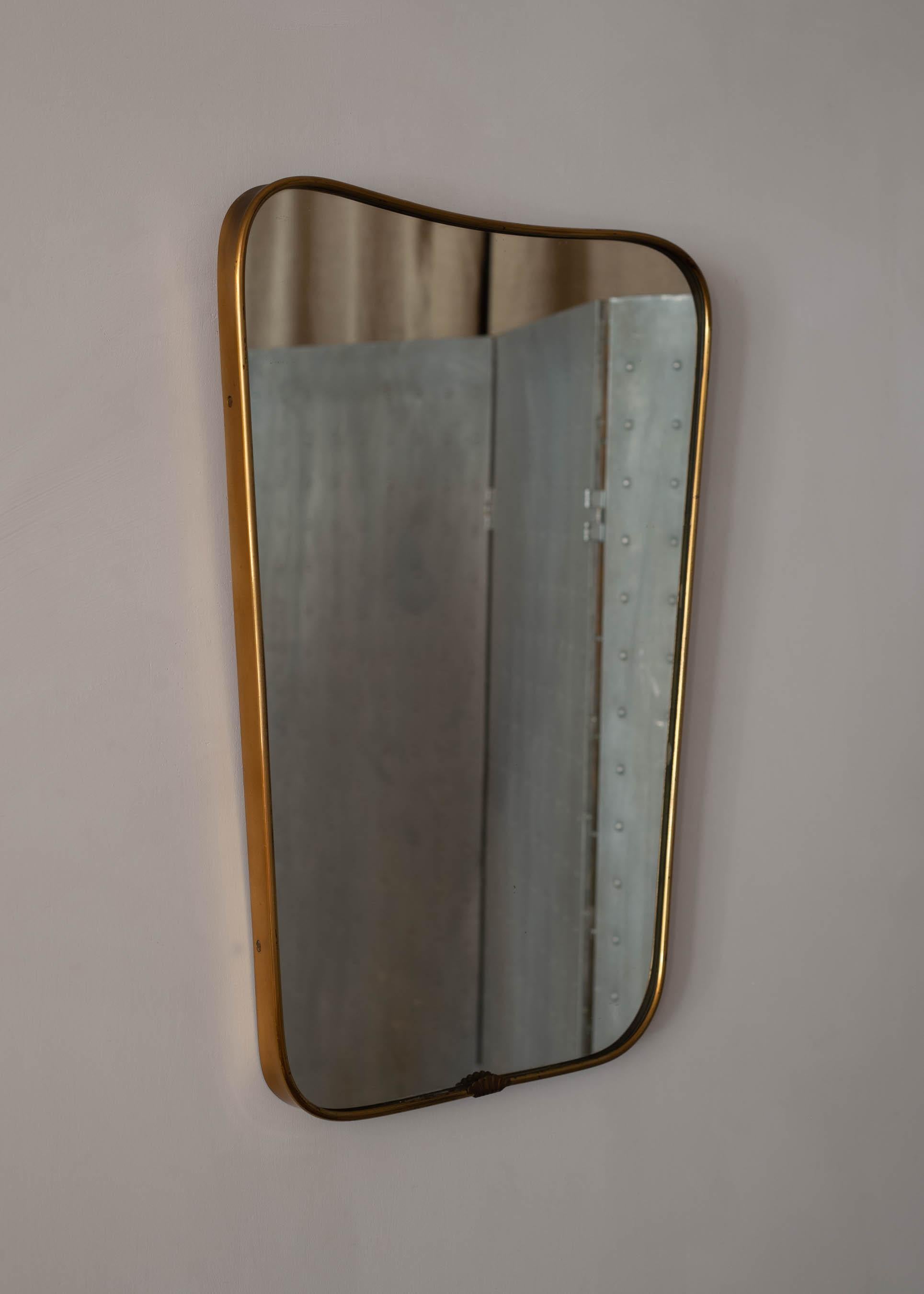 Italian Brass Mirror 3