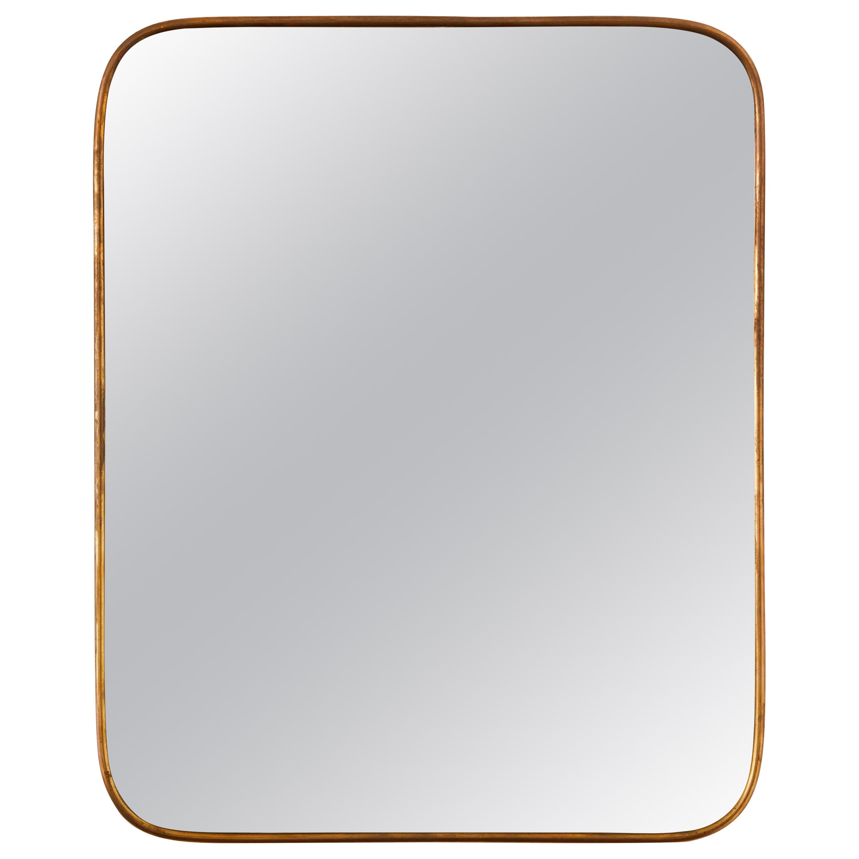 Italian Brass Mirror