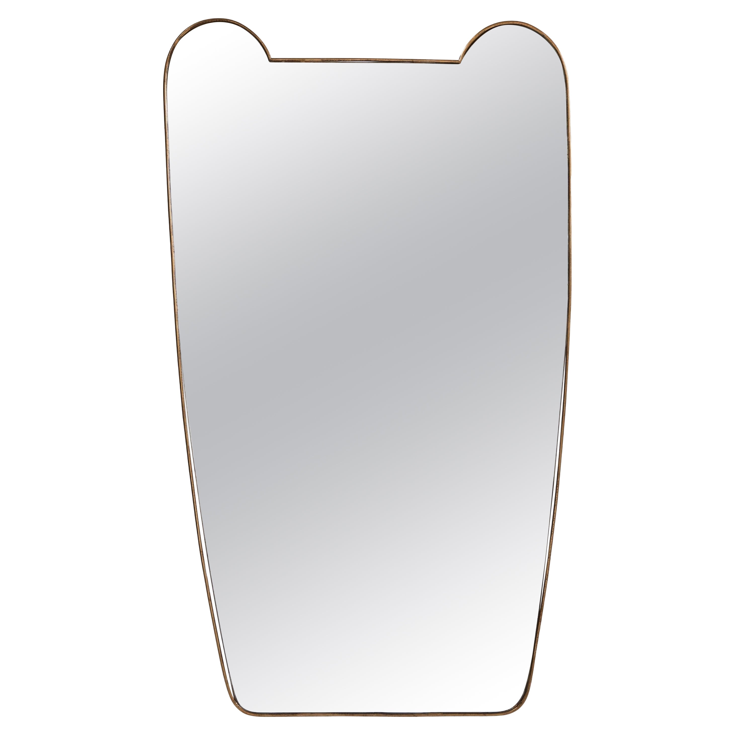 Miroir en laiton italien