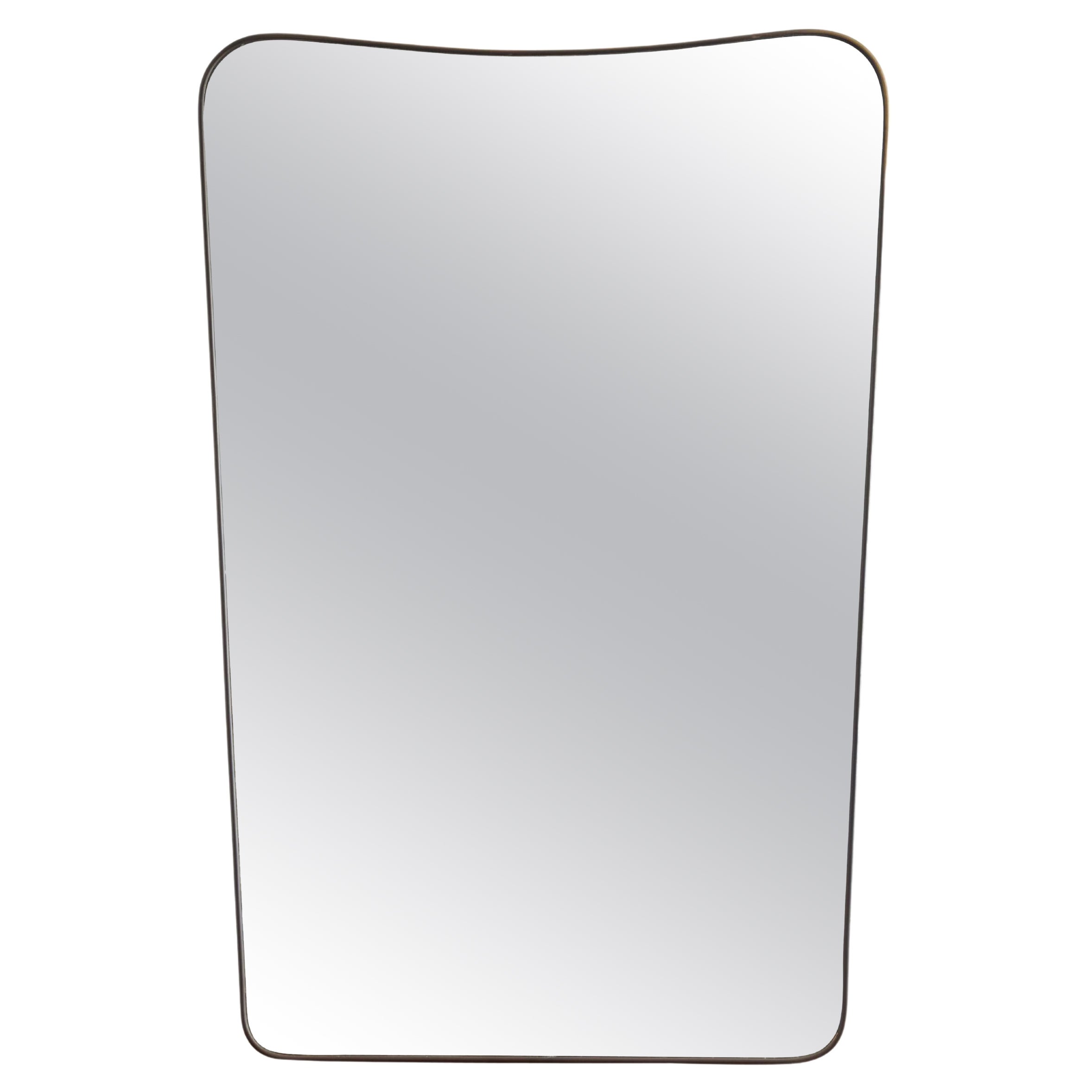Italian Brass Mirror