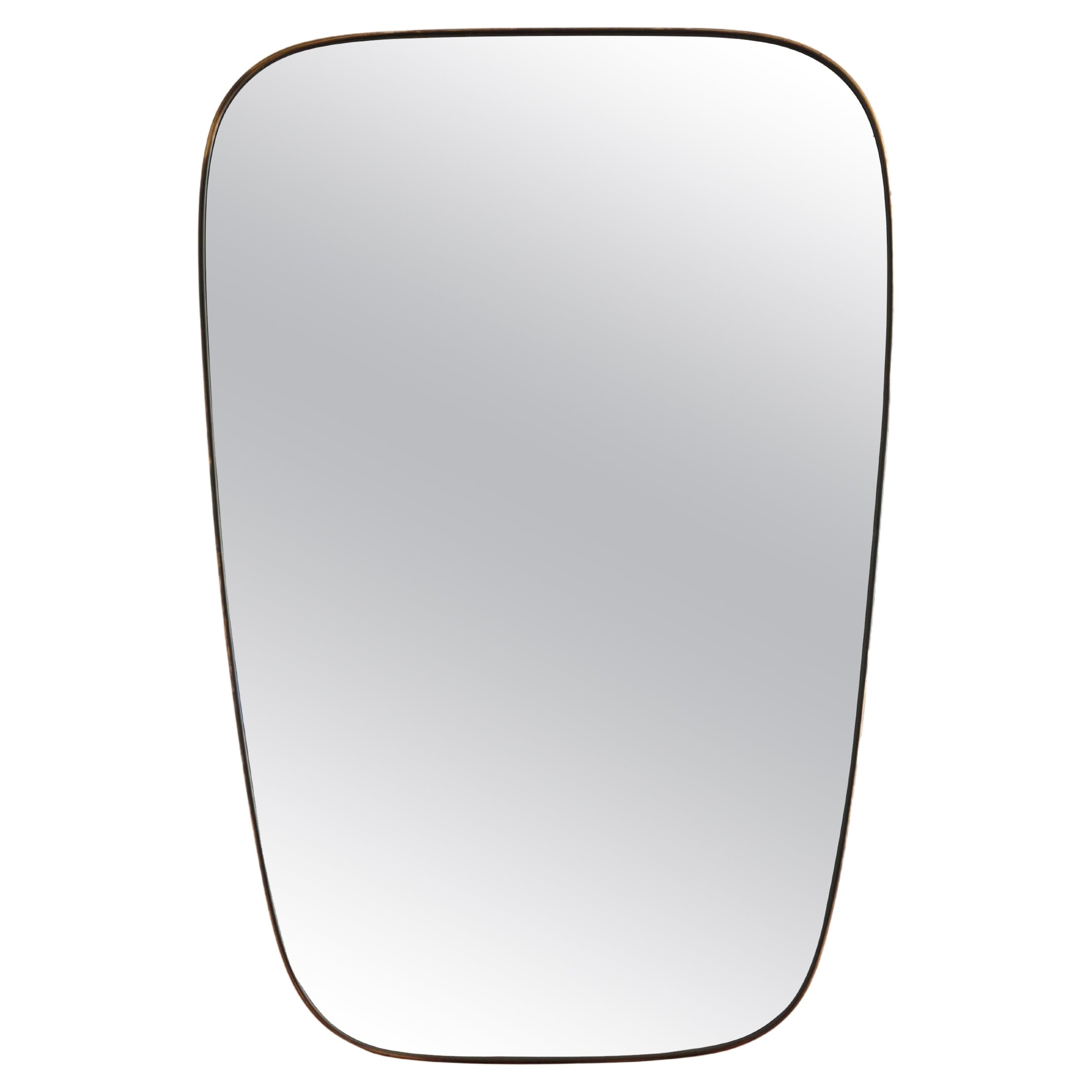 Italian Brass Mirror
