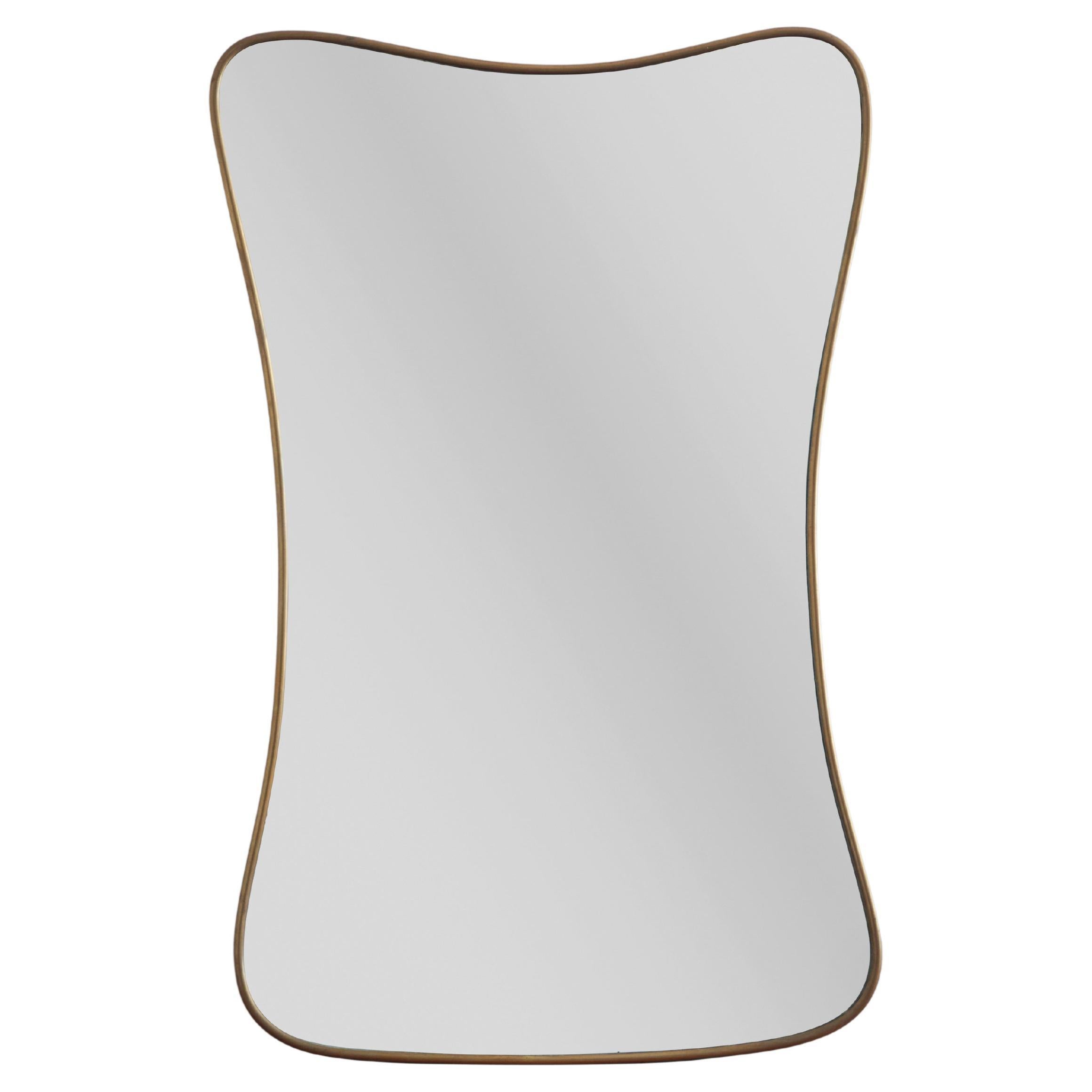 Italian Brass Mirror