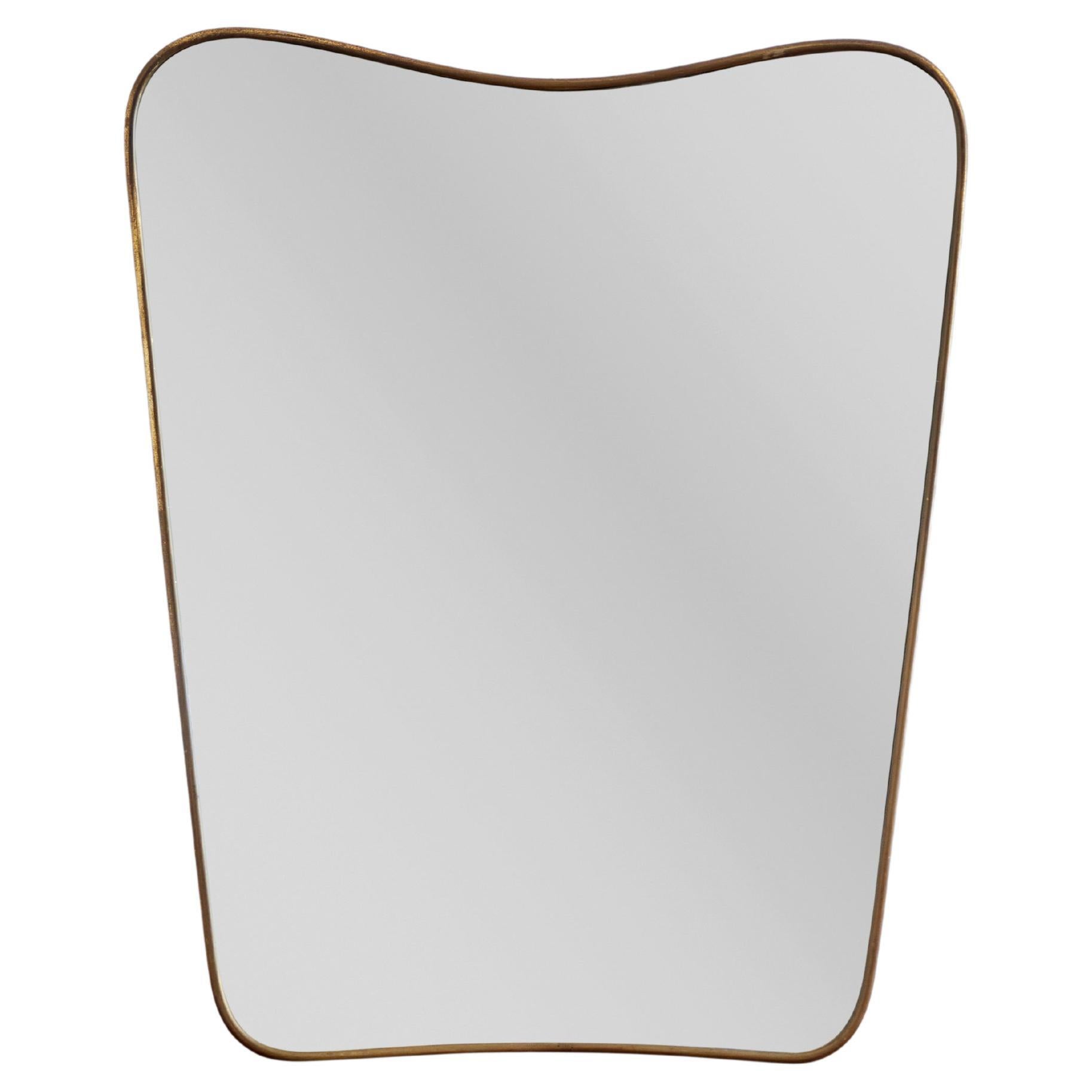 Italian Brass Mirror