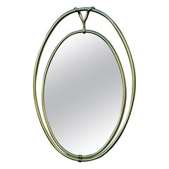 Specchio in ottone italiano