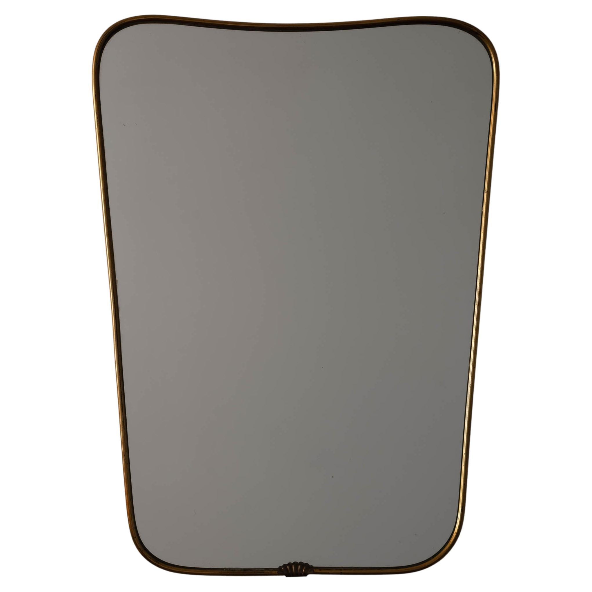 Italian Brass Mirror