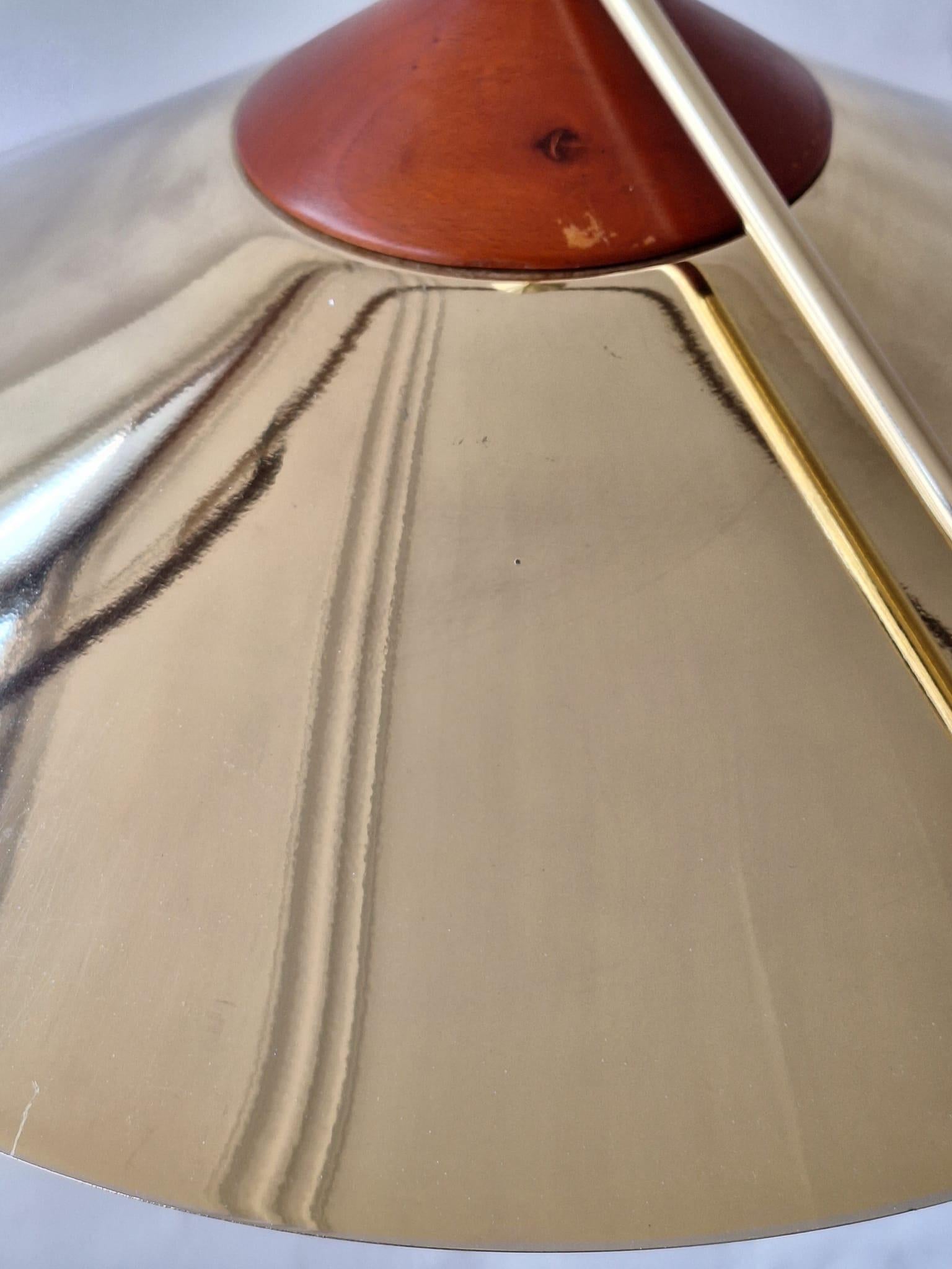 Italian Brass Pendant Lamp 10