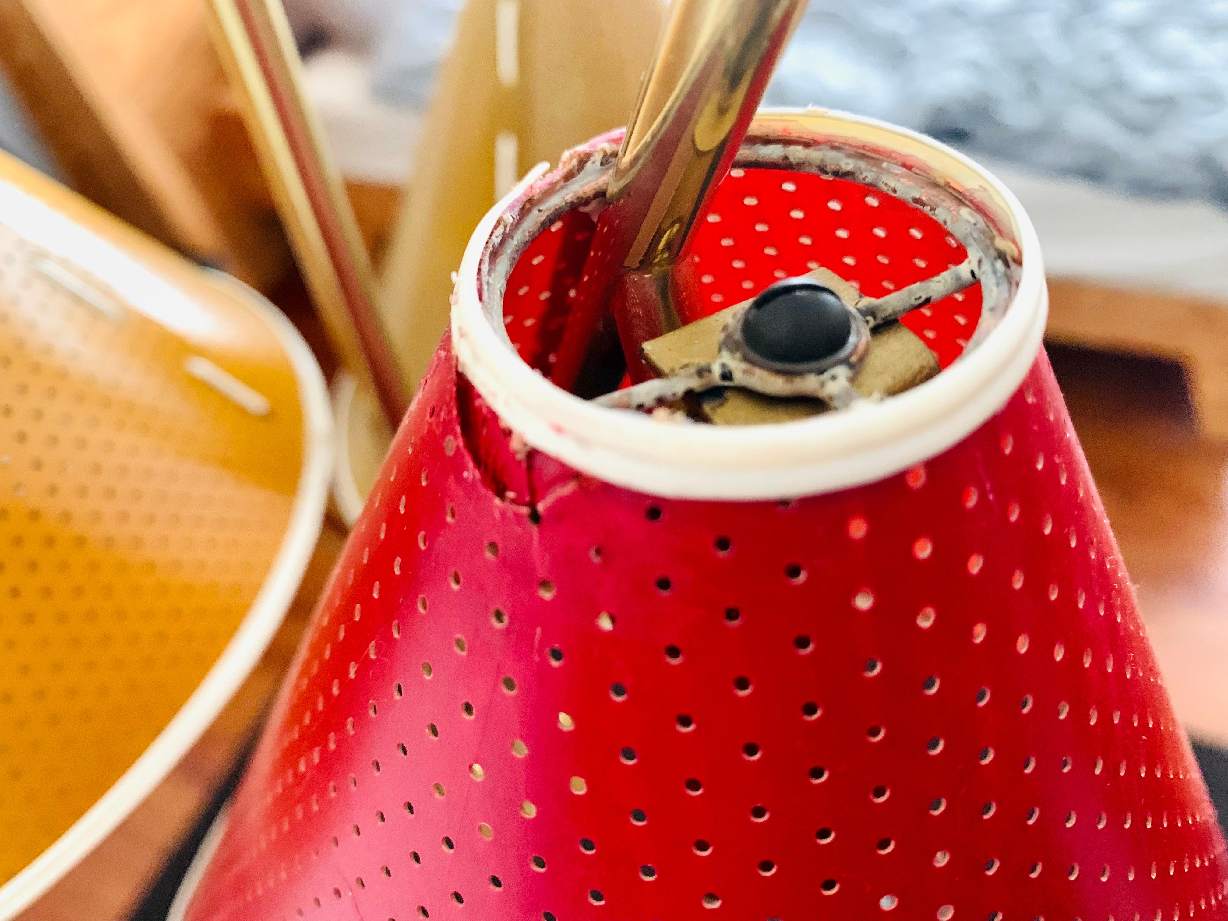 Lampada a sospensione in ottone italiano in vendita 11