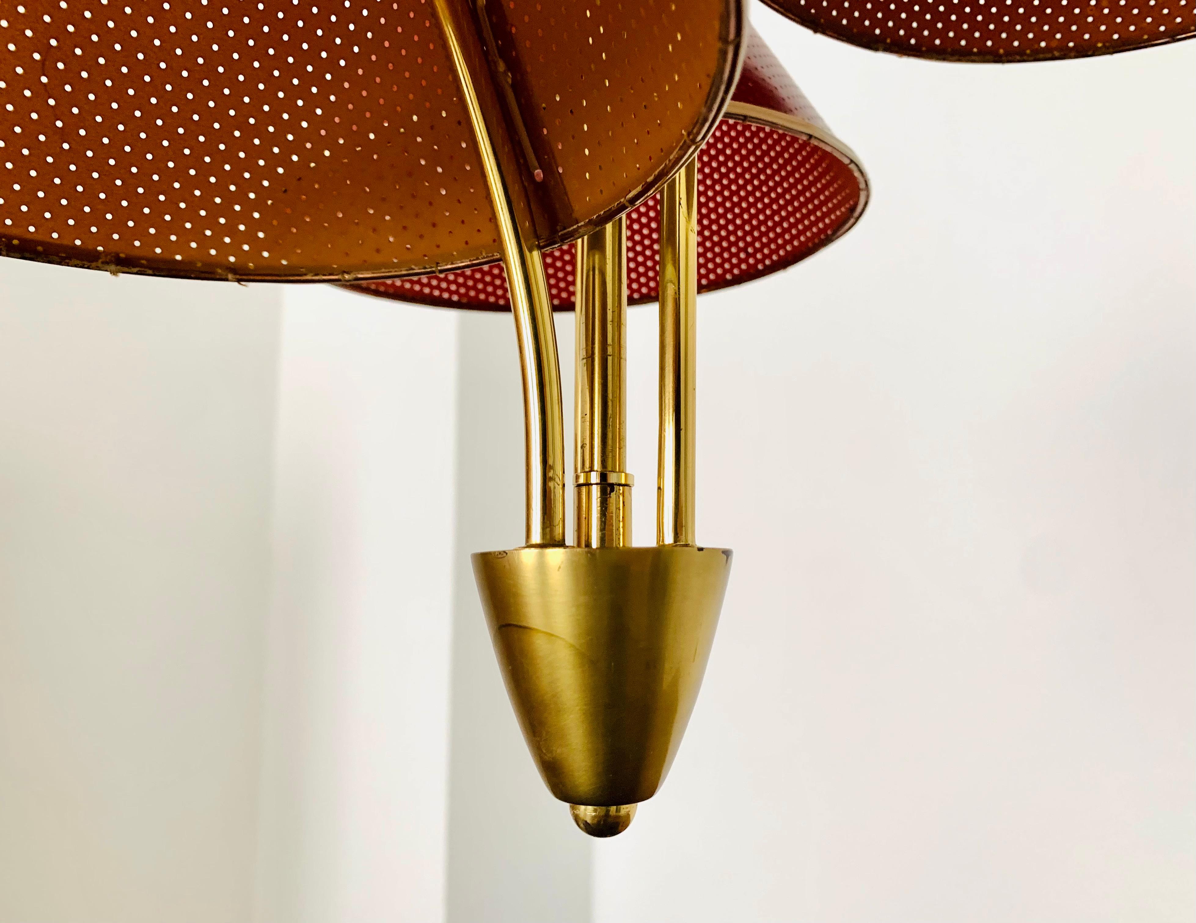 Italian Brass Pendant Lamp For Sale 2