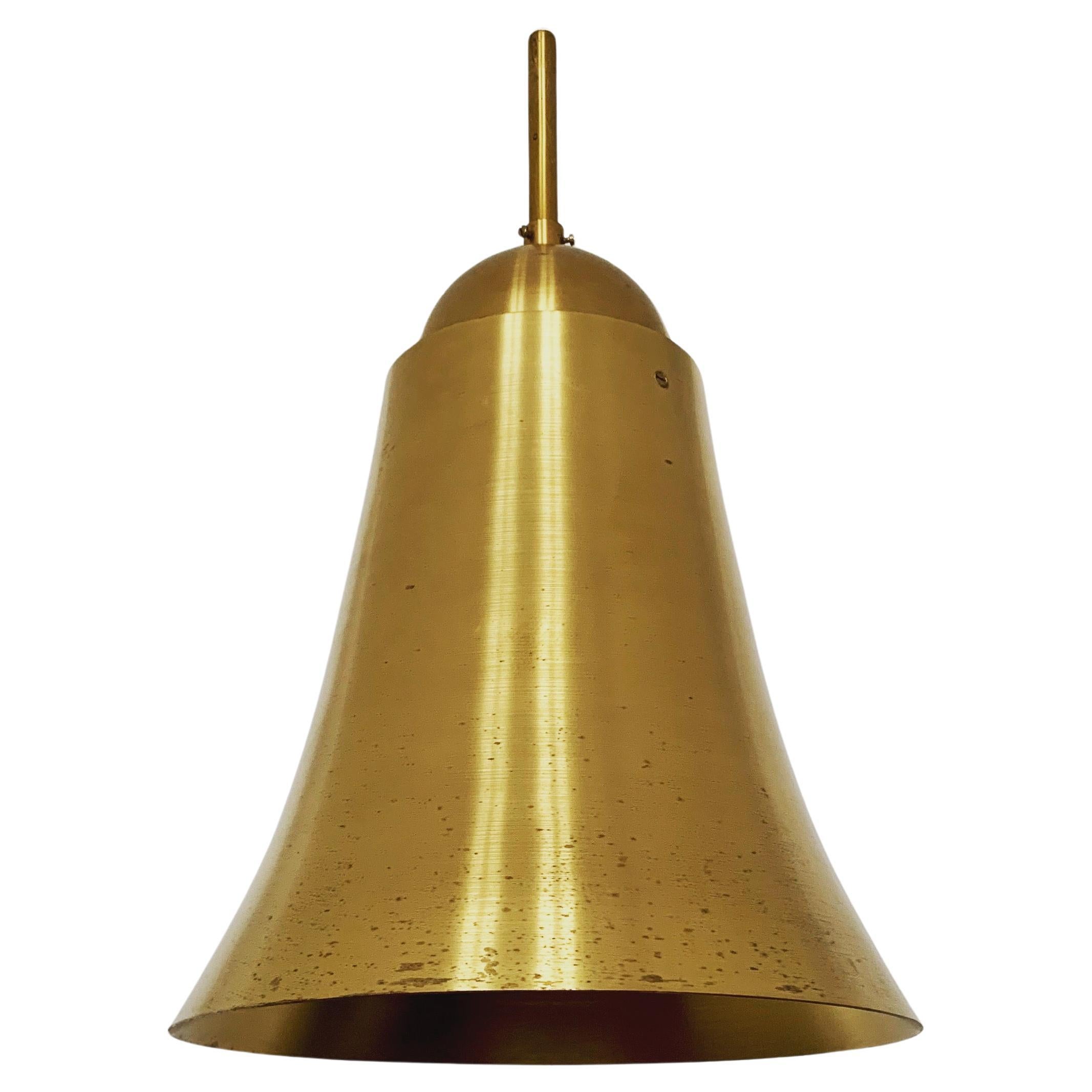 Lampada a sospensione in ottone italiano in vendita